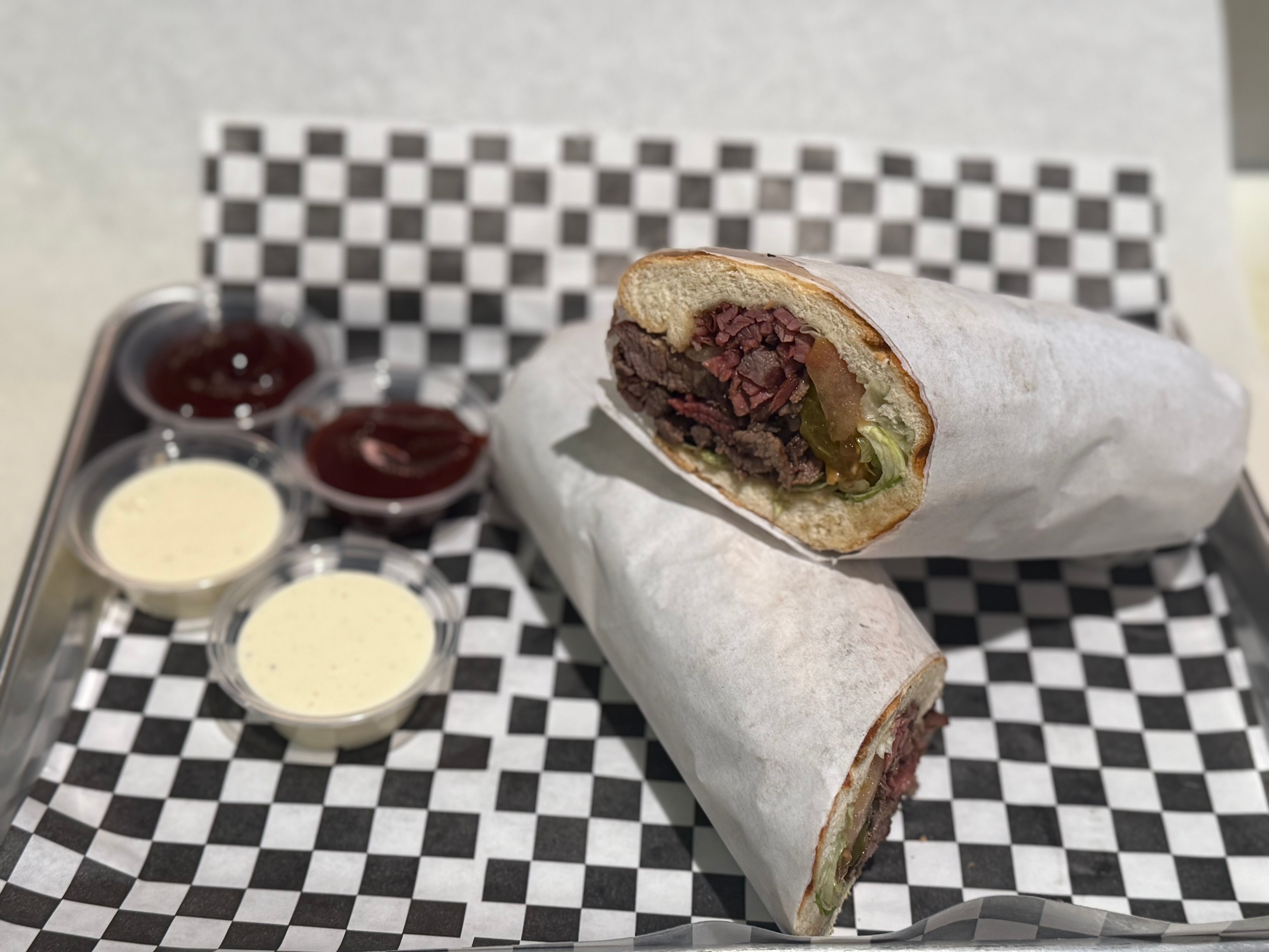 Steak Sandwich.