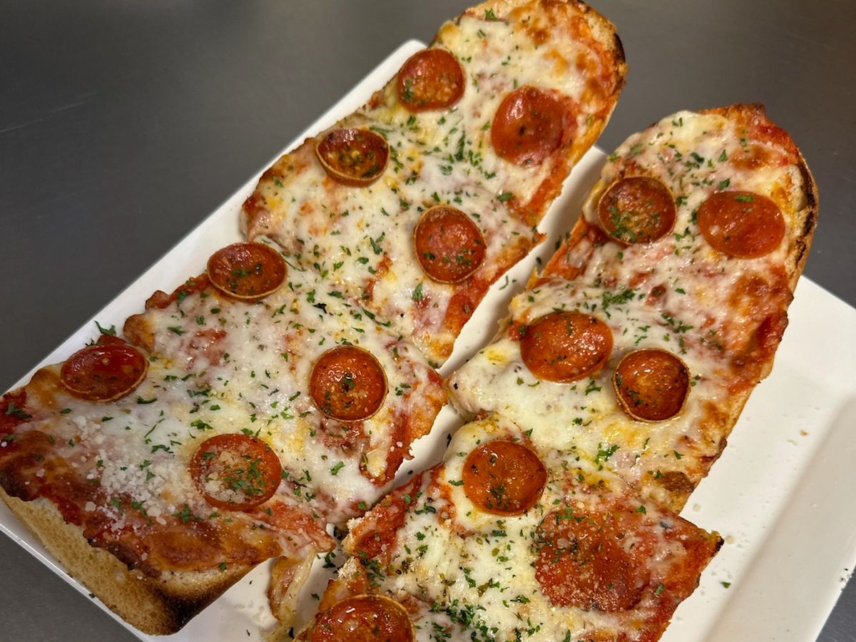 French Bread Pizza 1 Topping.
