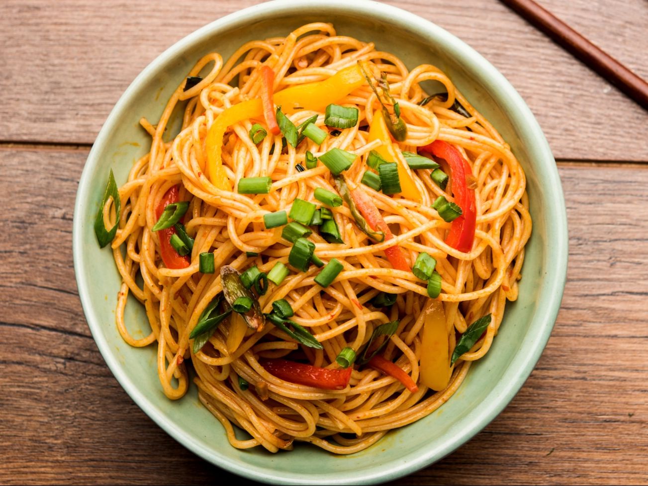 Veg Szechwan Noodles.