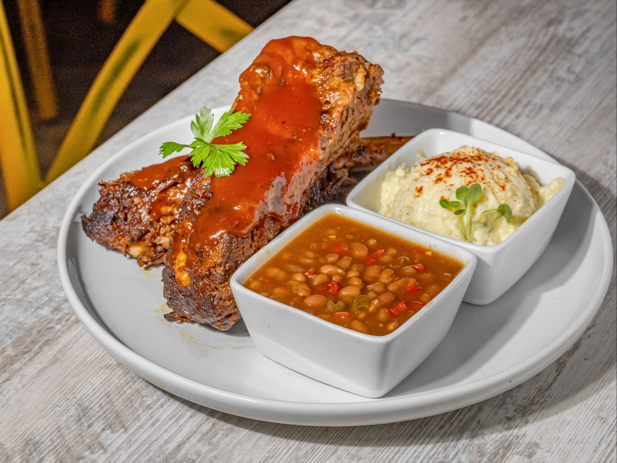 BEEF RIB DINNERS 2 Sides & bread