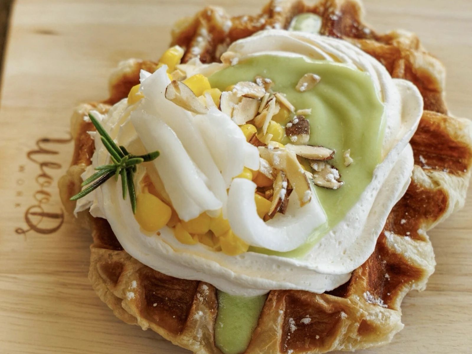 Croffle Pandan.