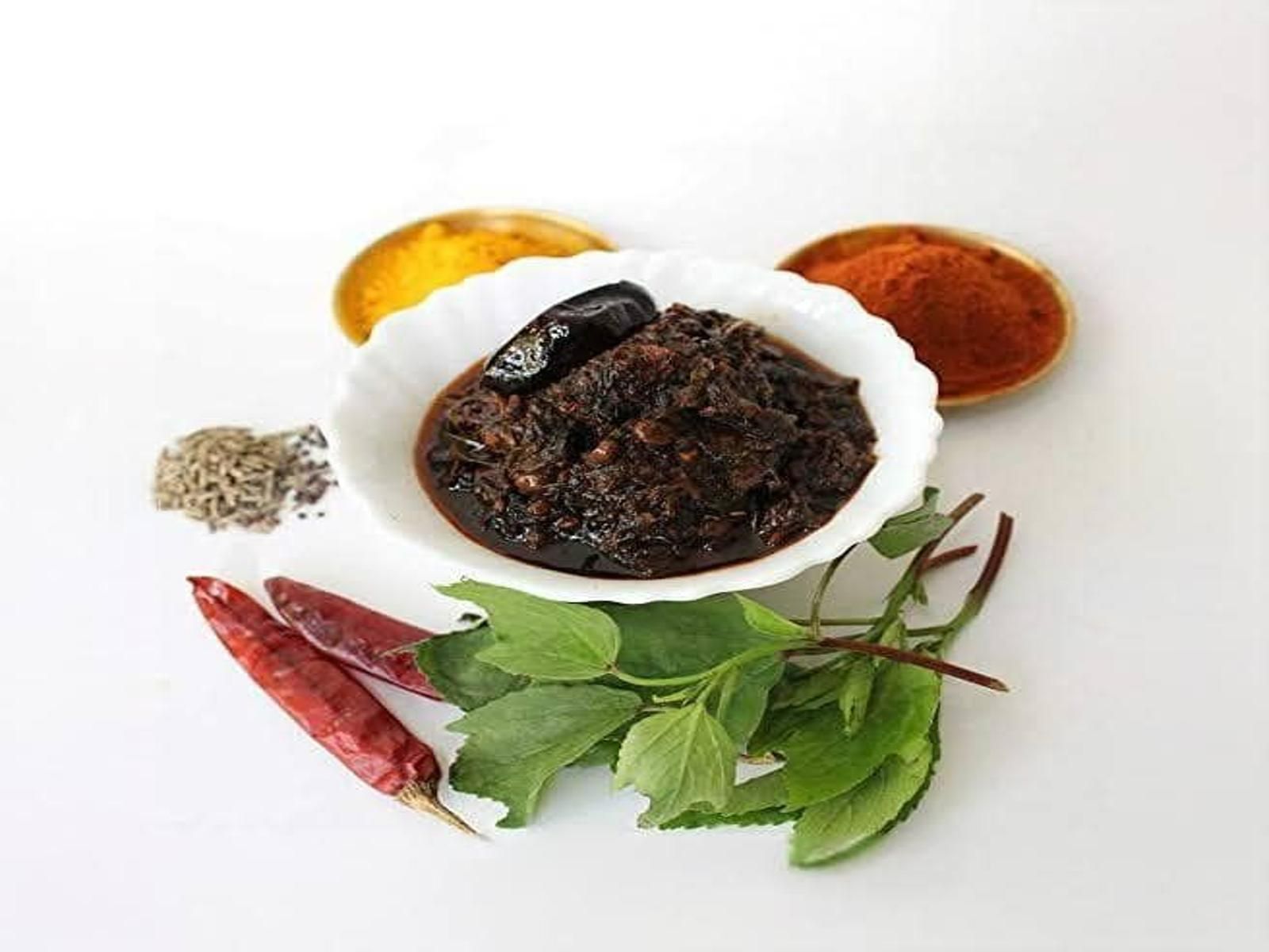 Gongura Chicken.