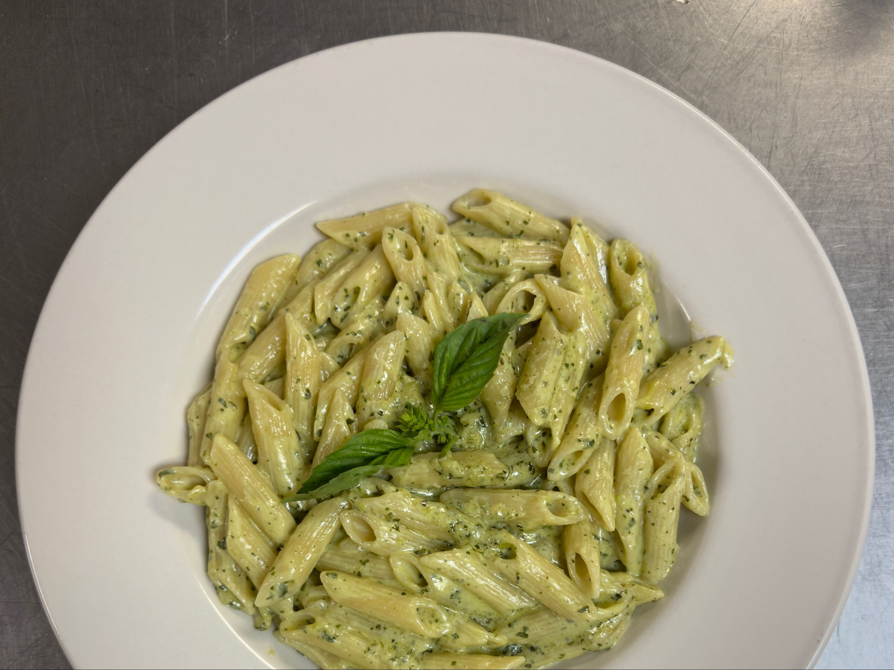 Penne Pesto.