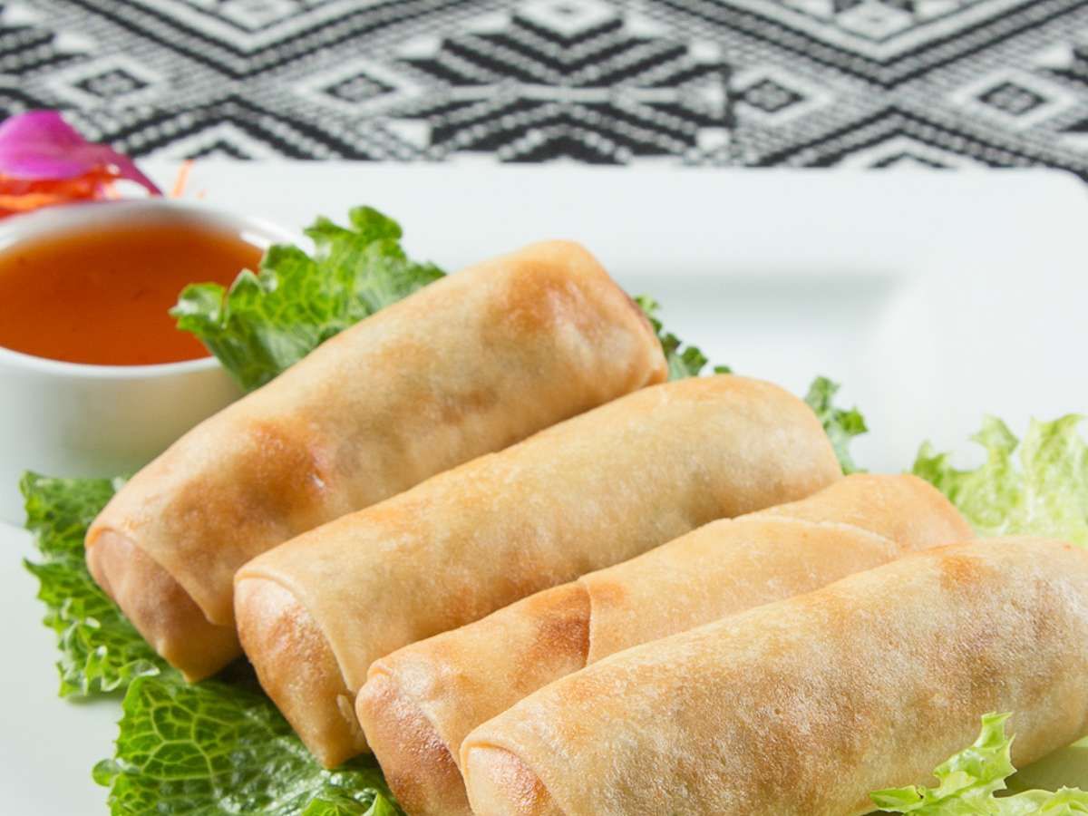 2.Thai Orchid Spring Rolls