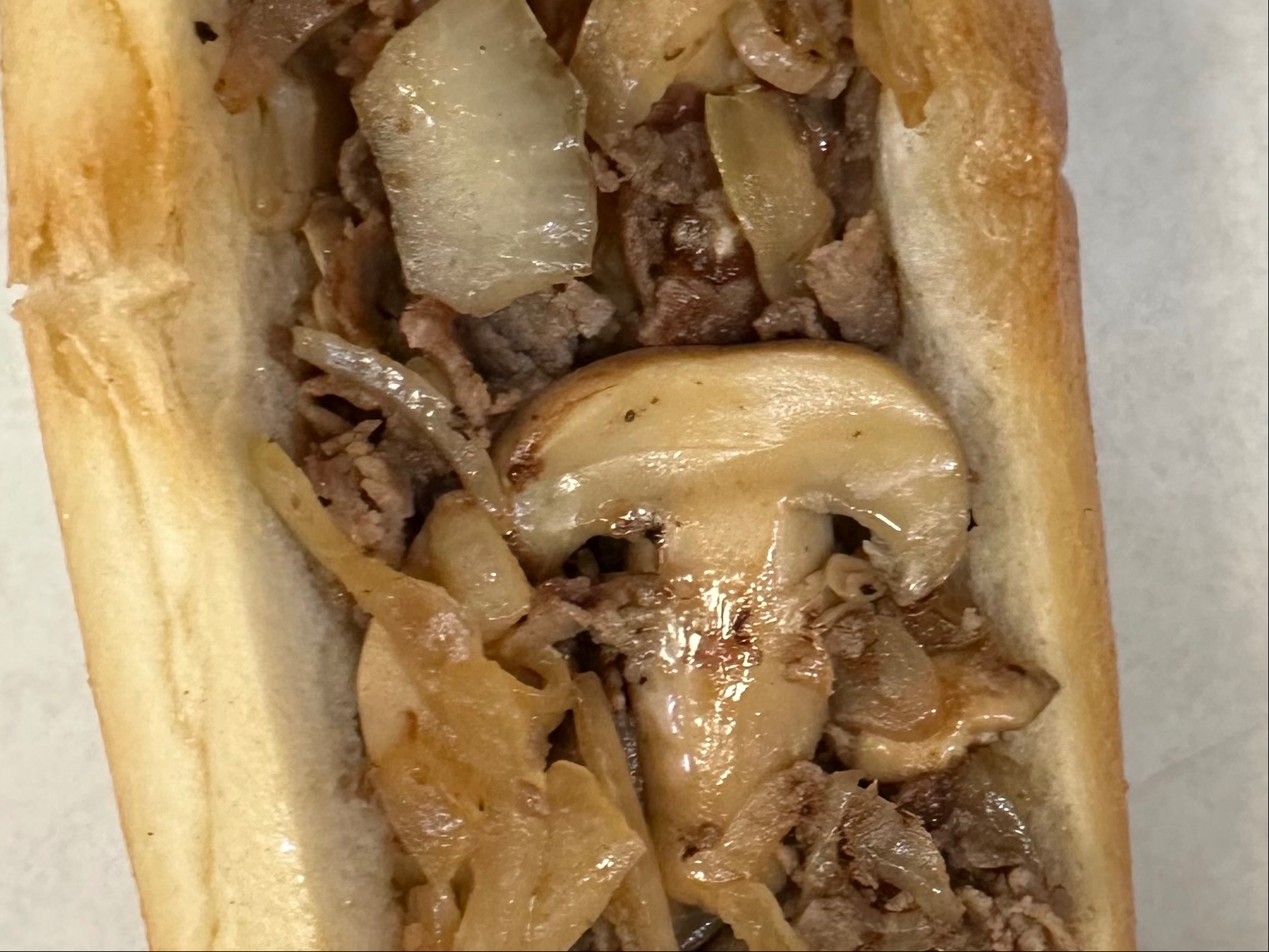 Mushroom Onion Steak.