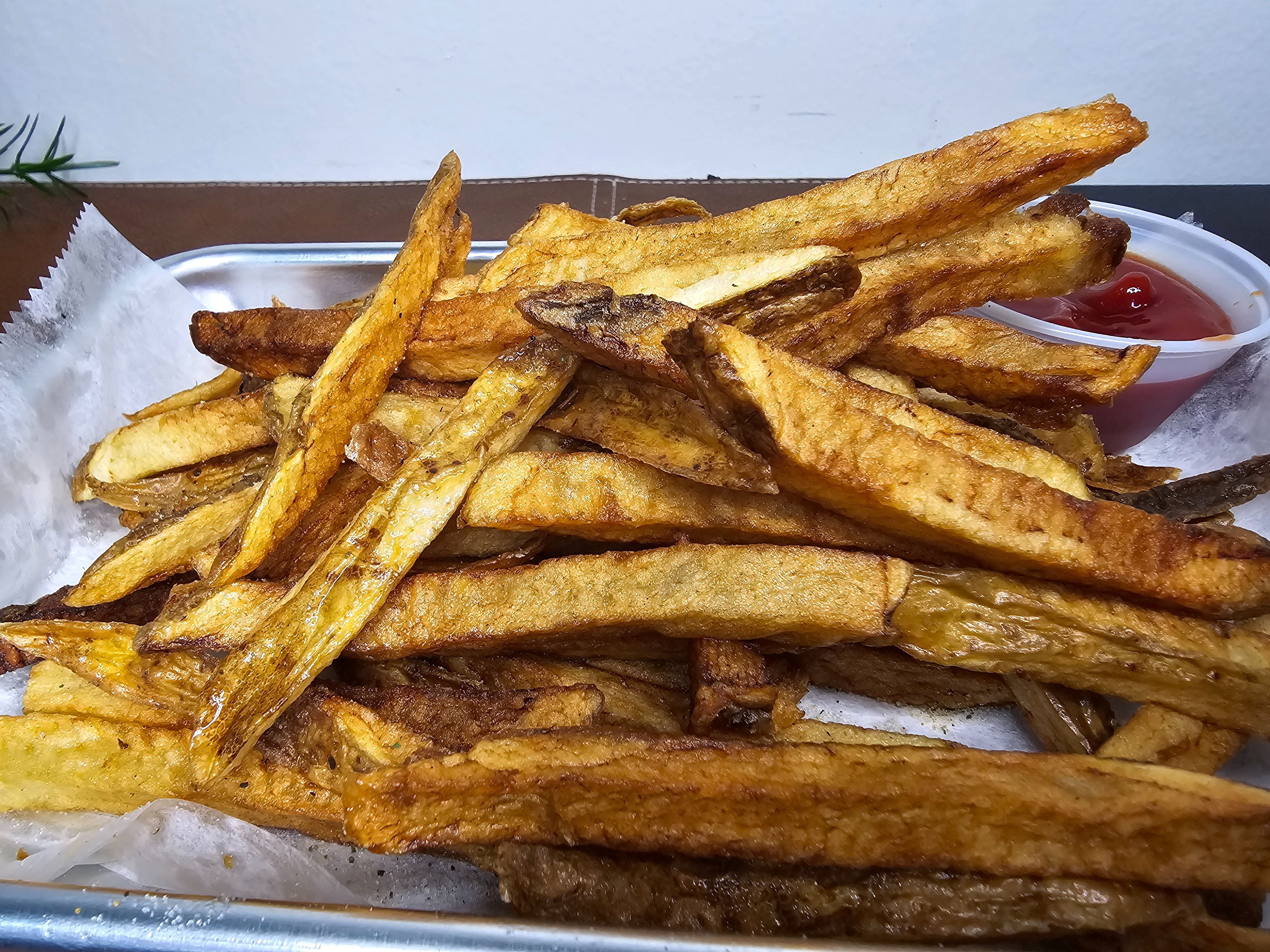 Fresh Hand-Cut Fries.