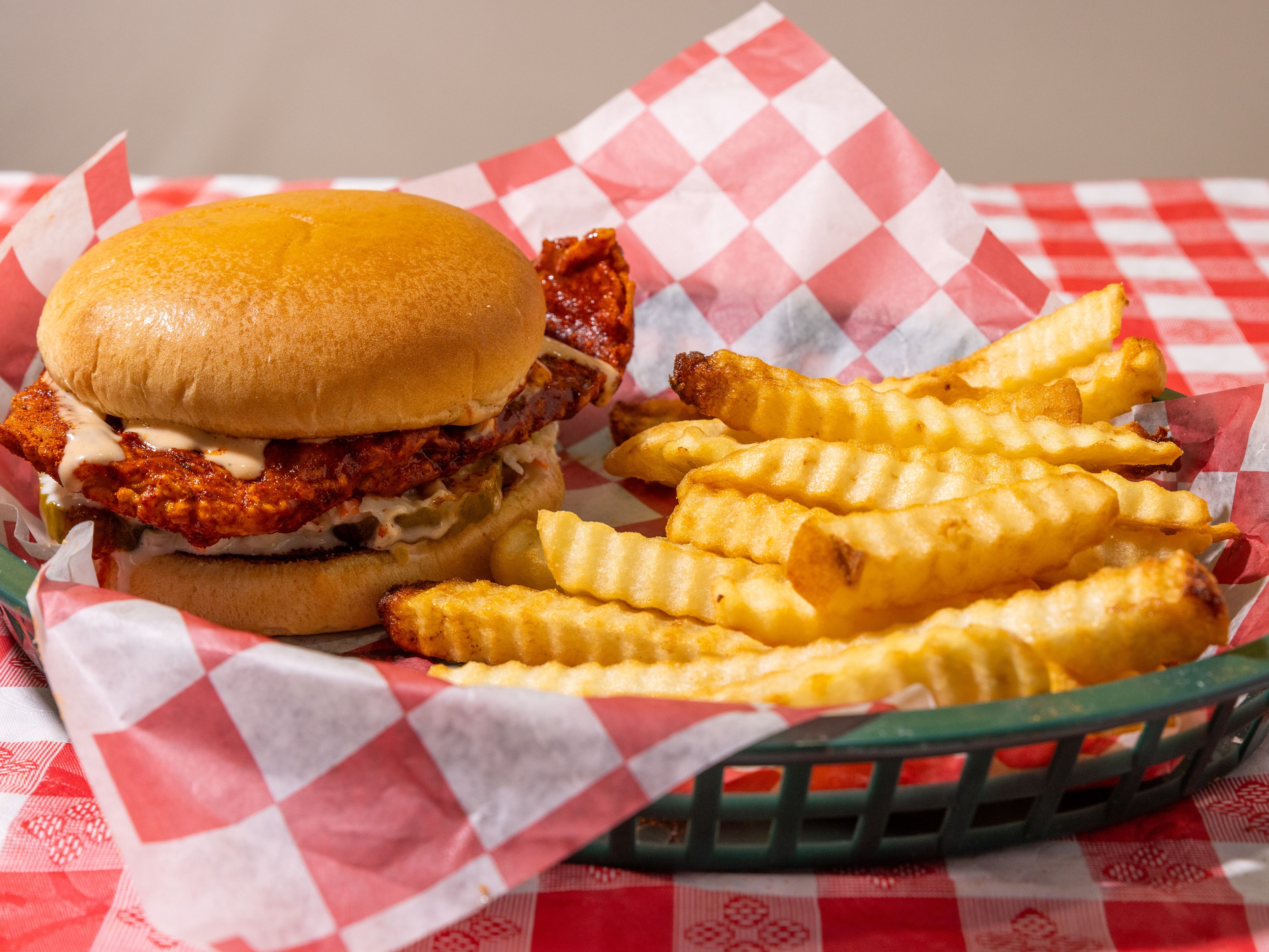 Nashvill Chicken Sandwich.