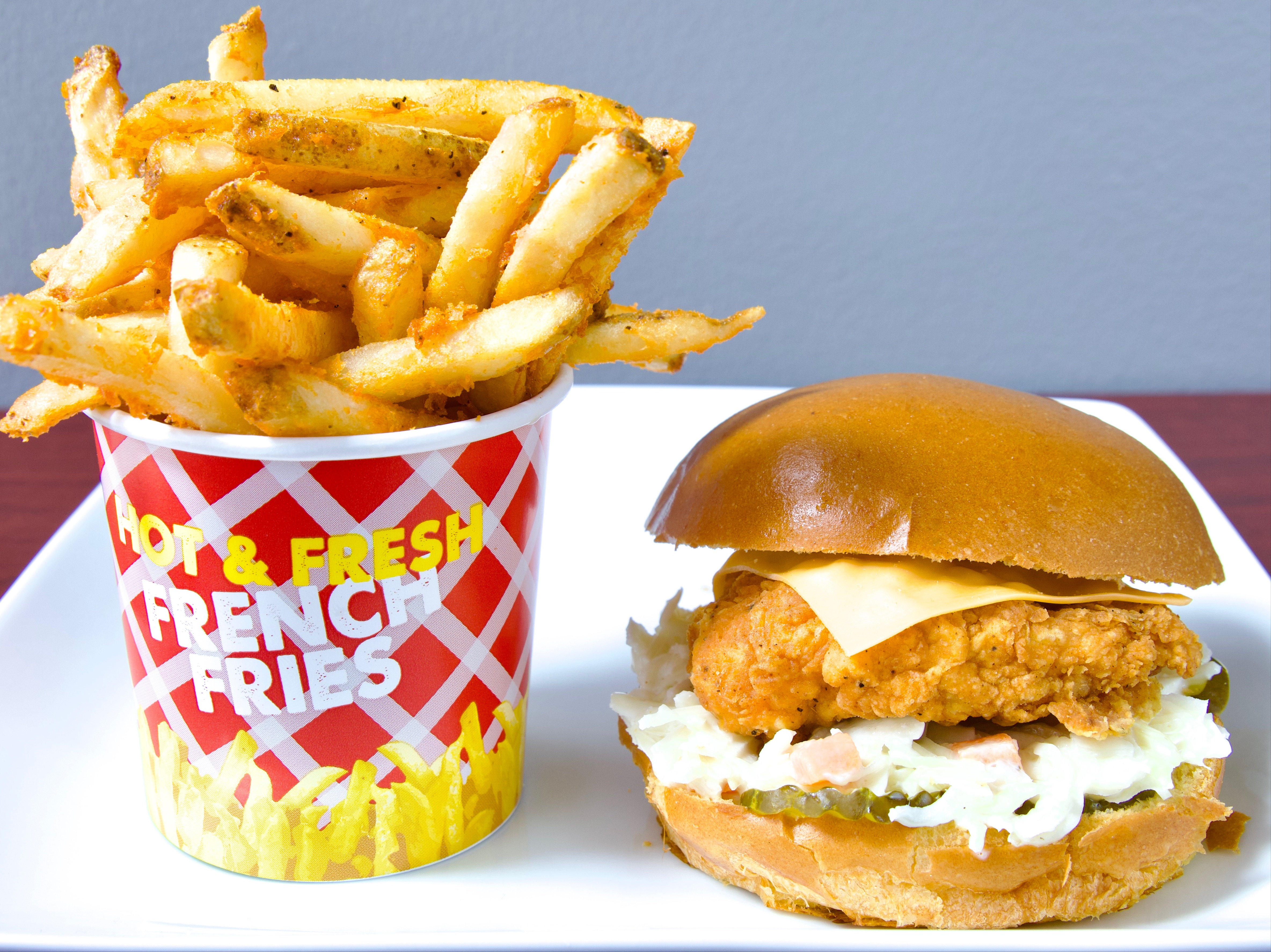 Nashville Chicken Sandwich & 1 Side.