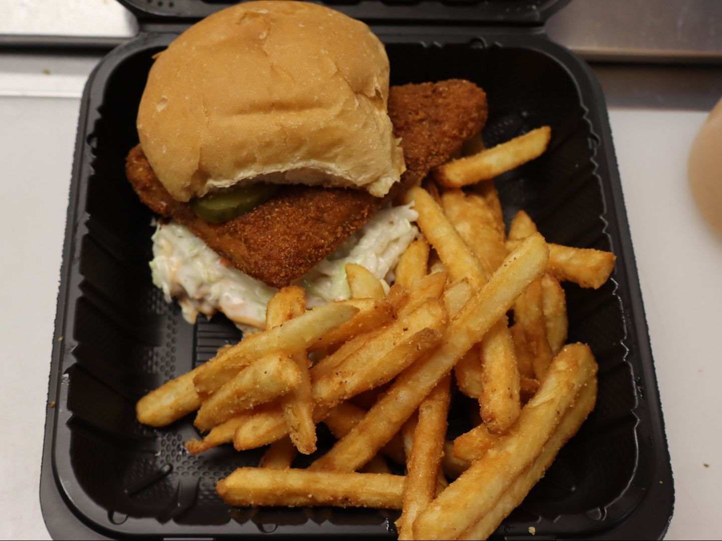 Nashville hot fish sandwich