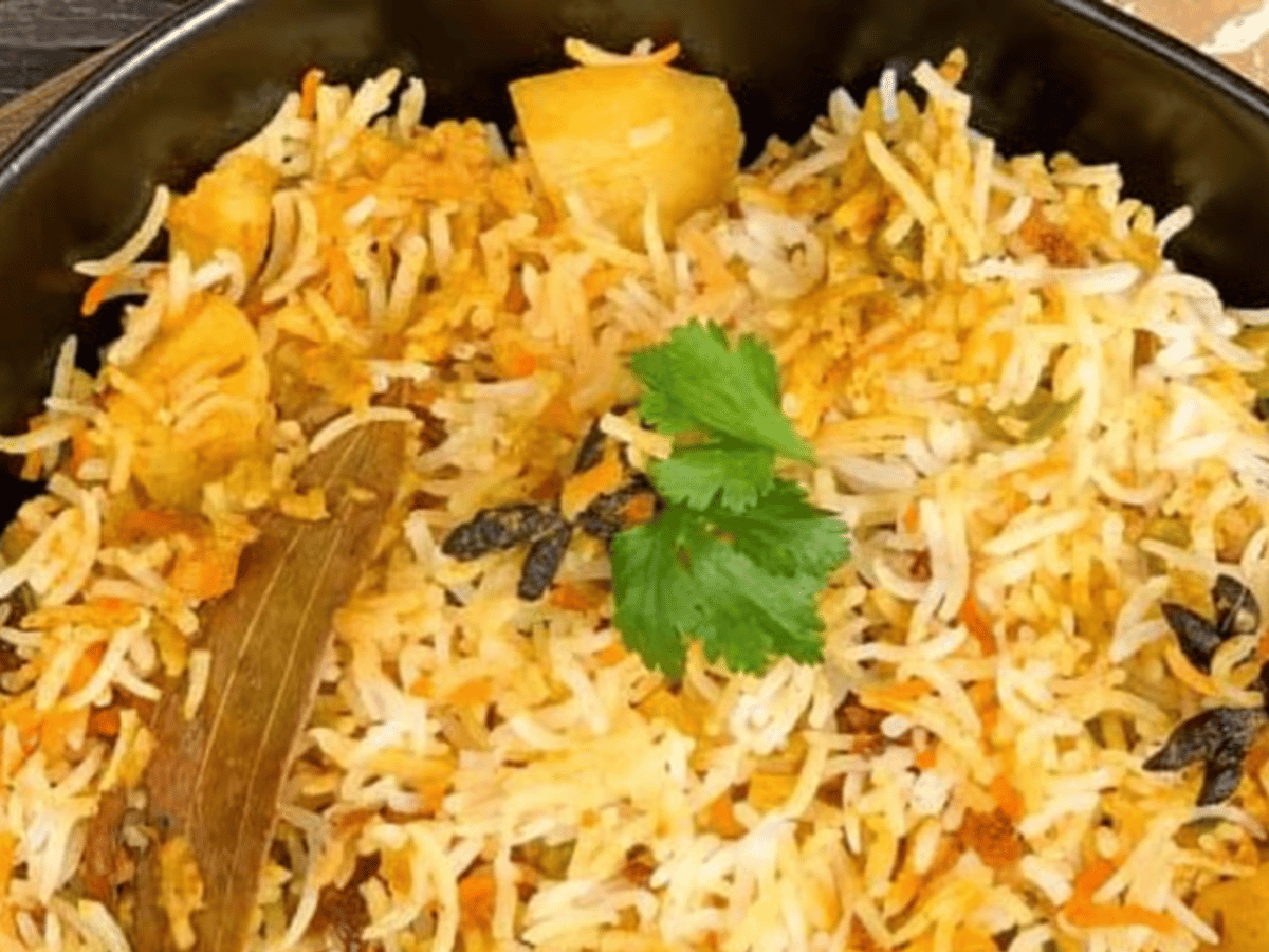 Veg Biryani.