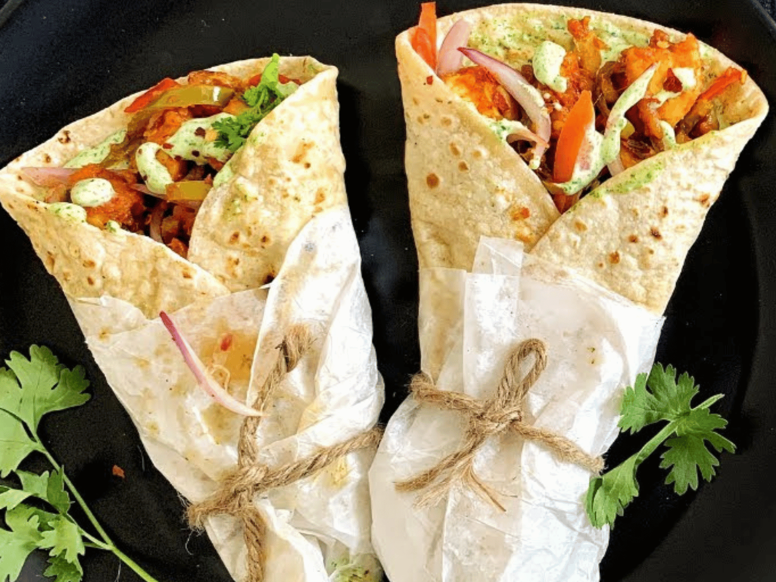 Mushroom & Paneer Wrap.