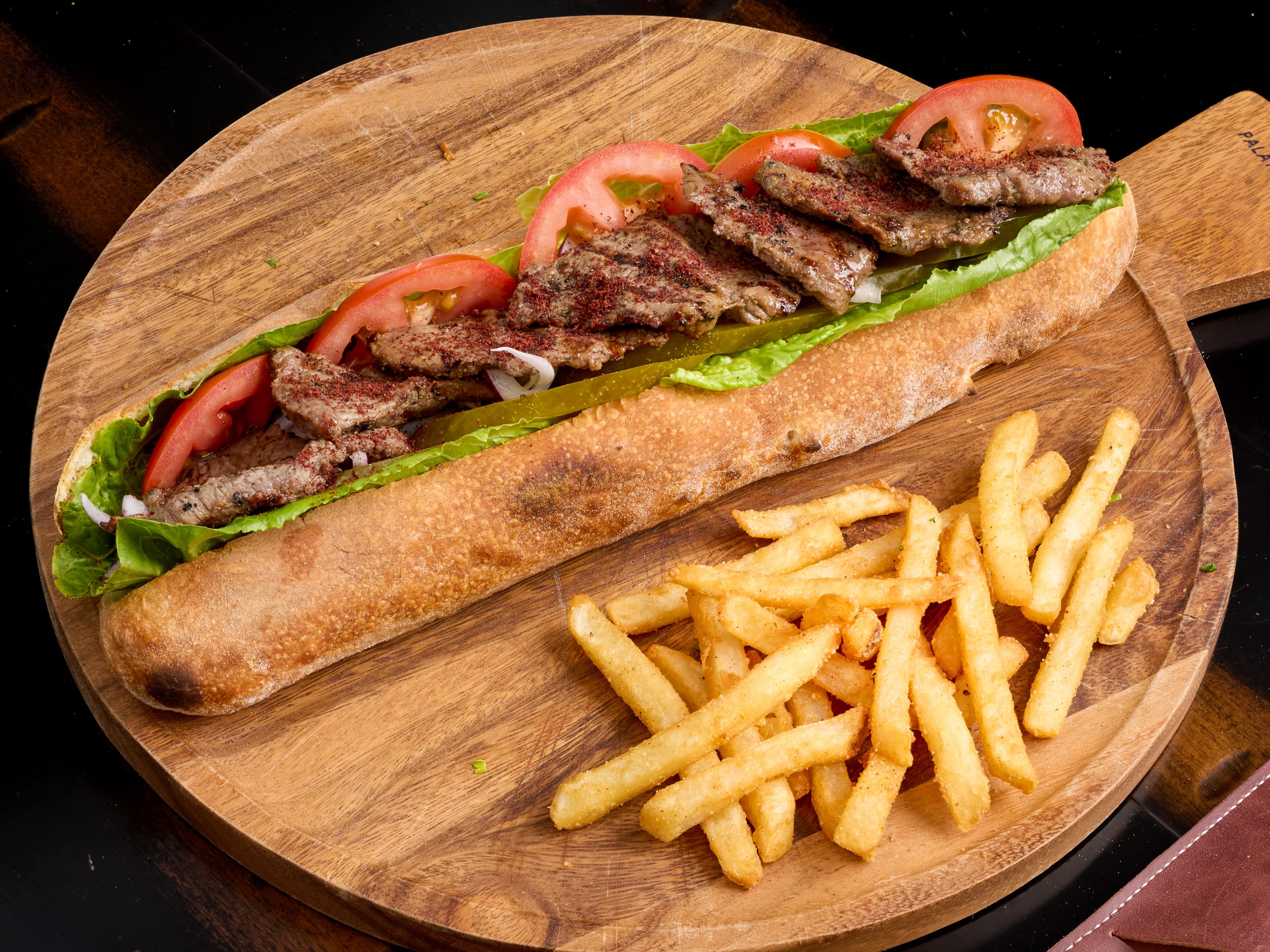 Filet Mignon Sandwich.