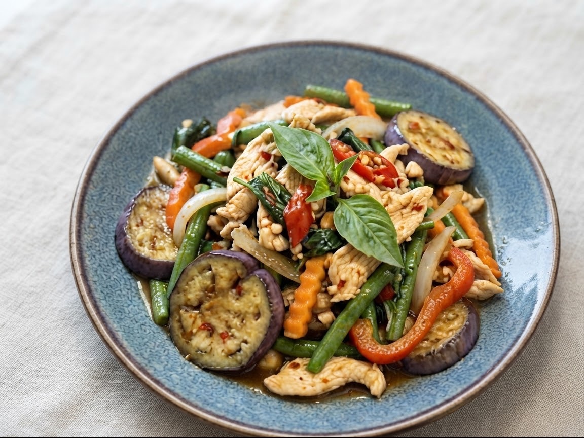 Spicy Eggplants.