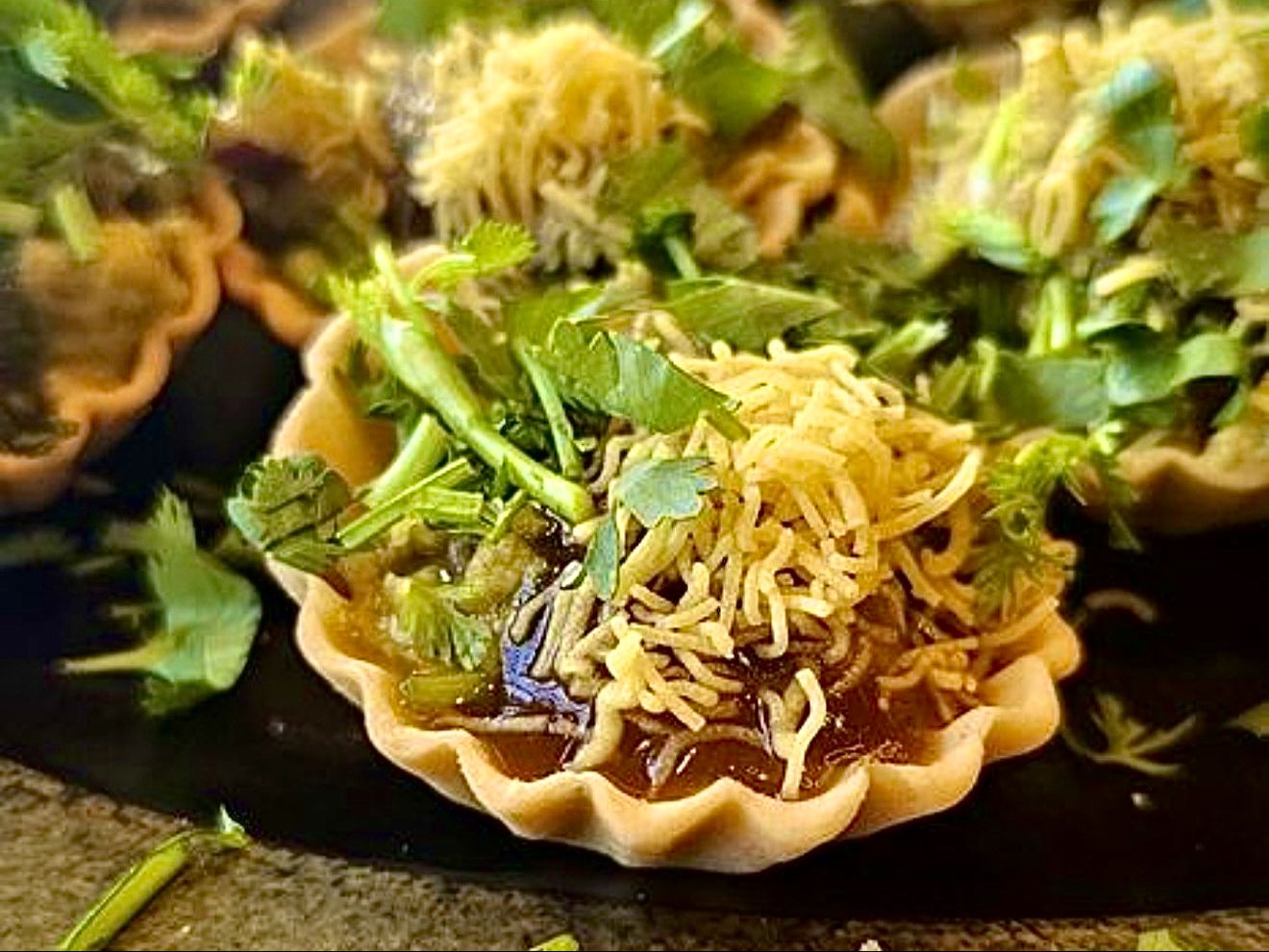 AVOCADO PAPDI CHAAT.