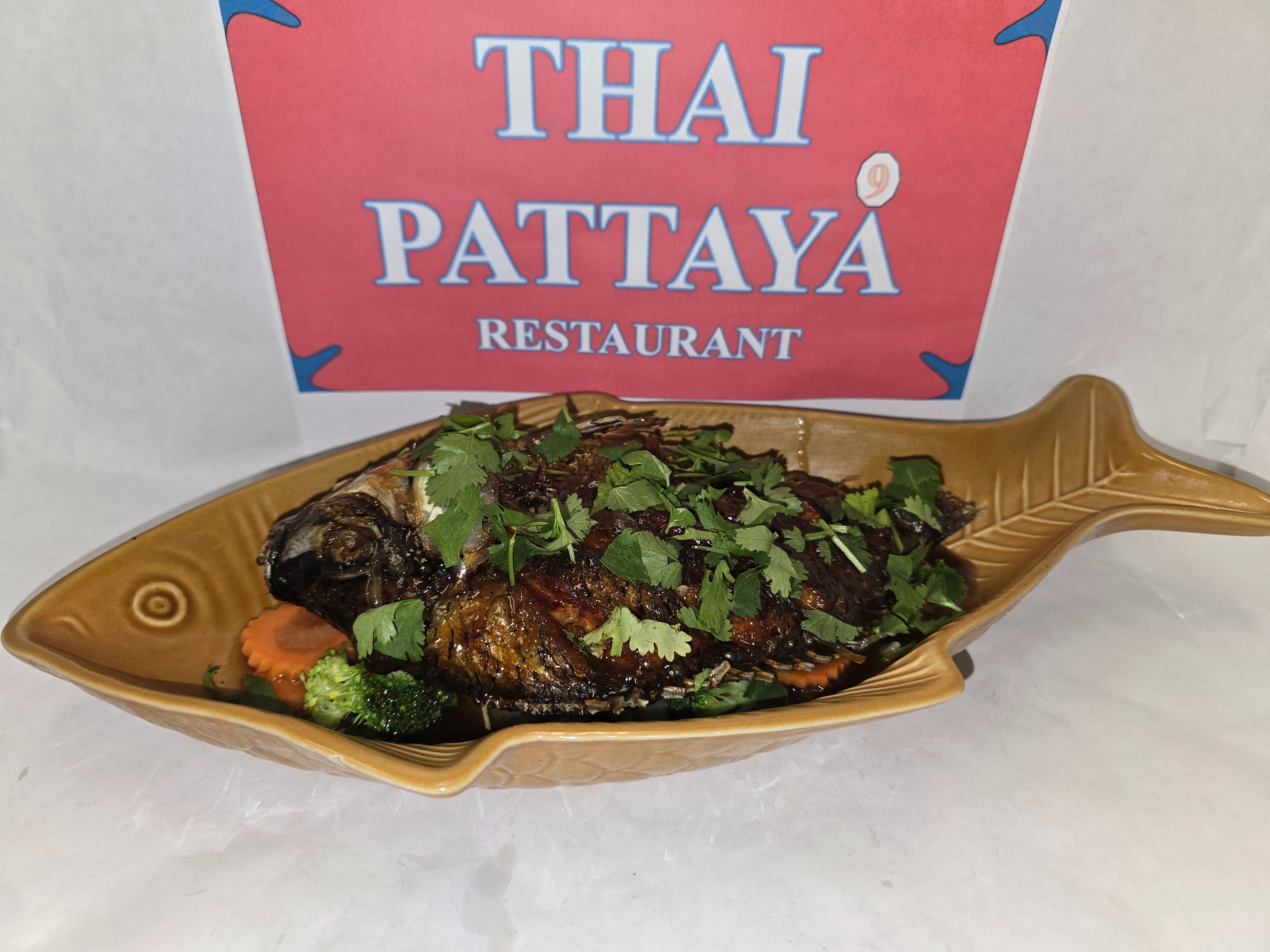 Pha Lard Phet (Spicy Whole Fish).