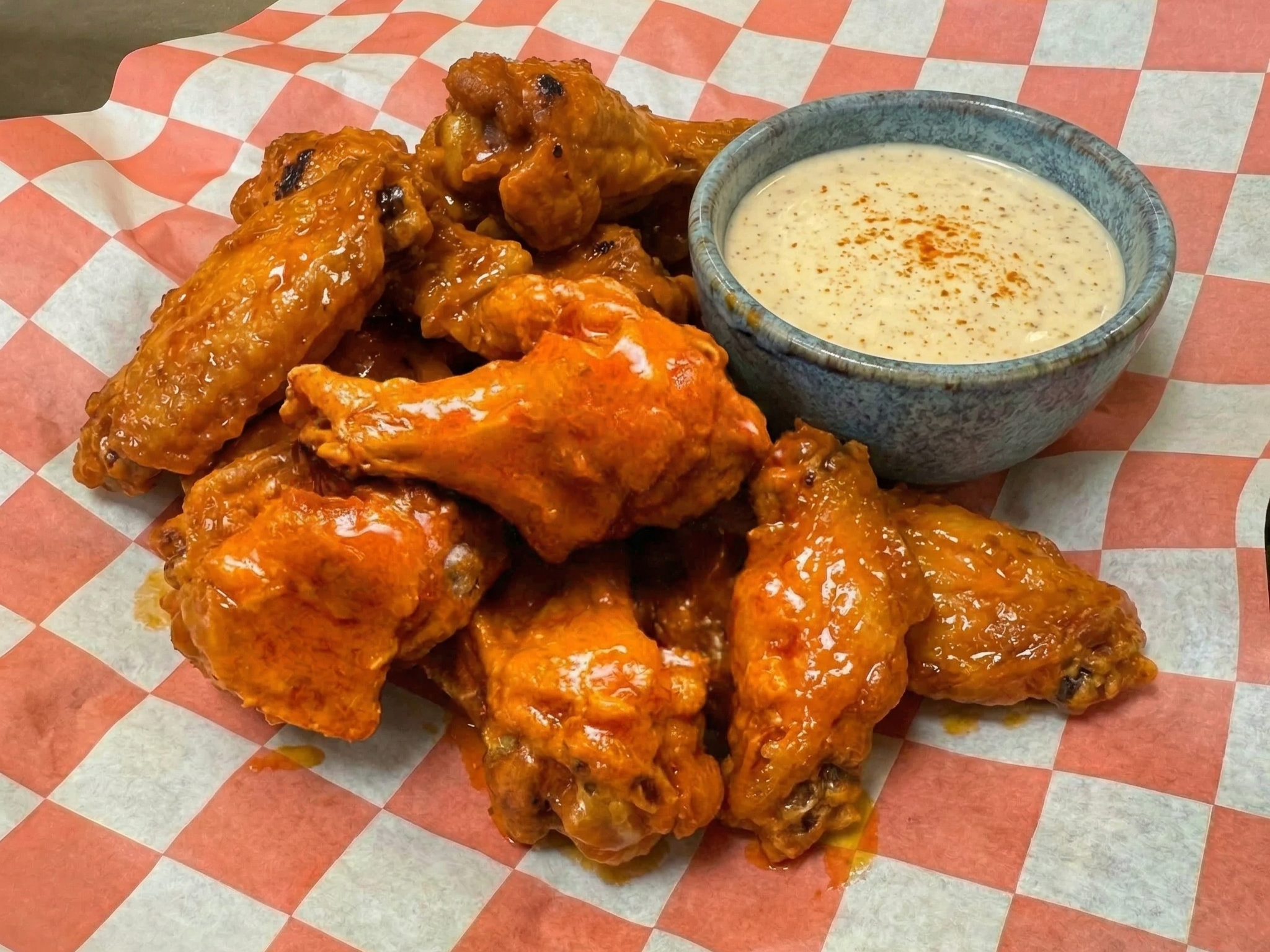 12 Piece Chicken Wing Platter.