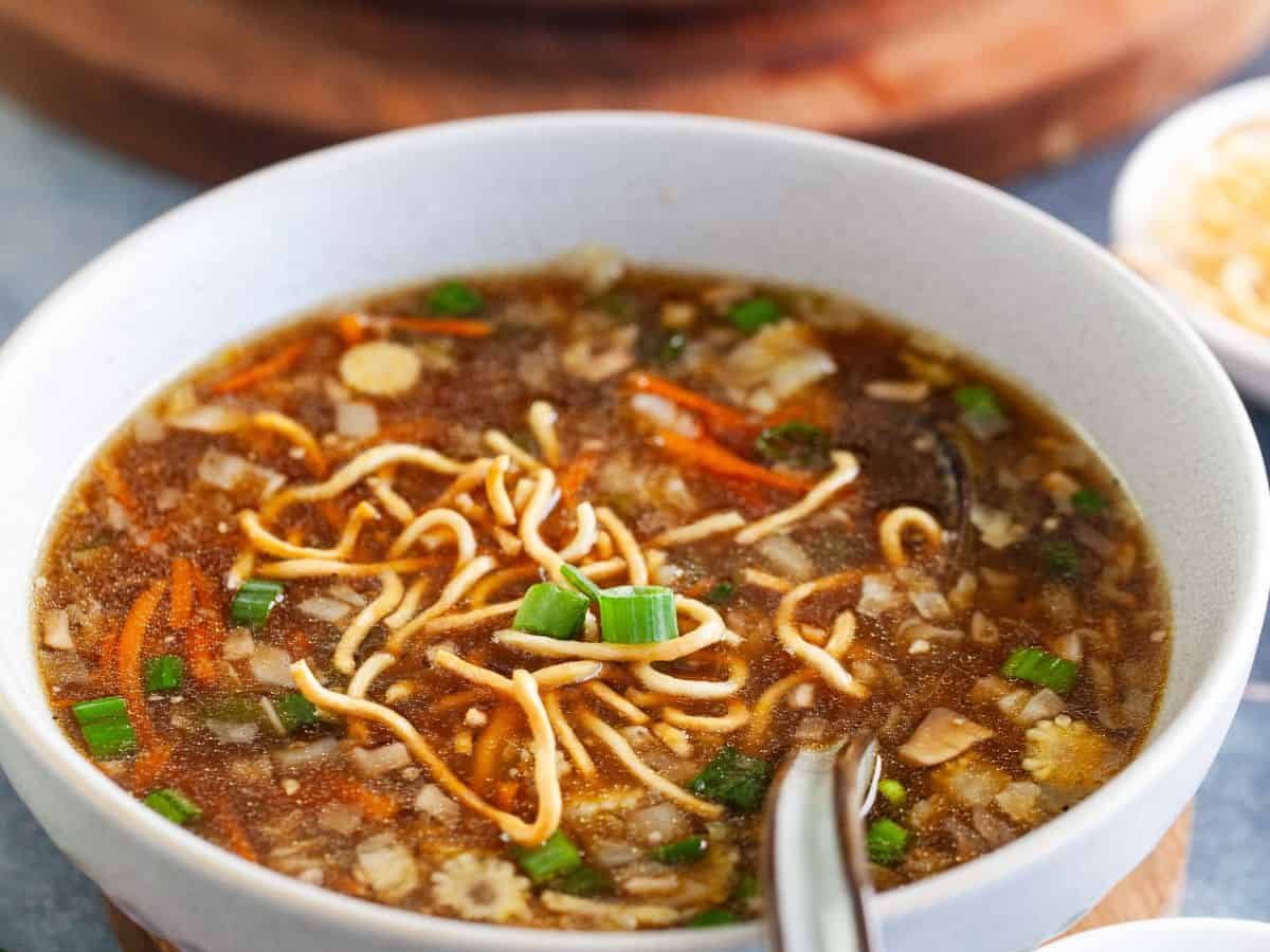 Chicken Manchow soup.