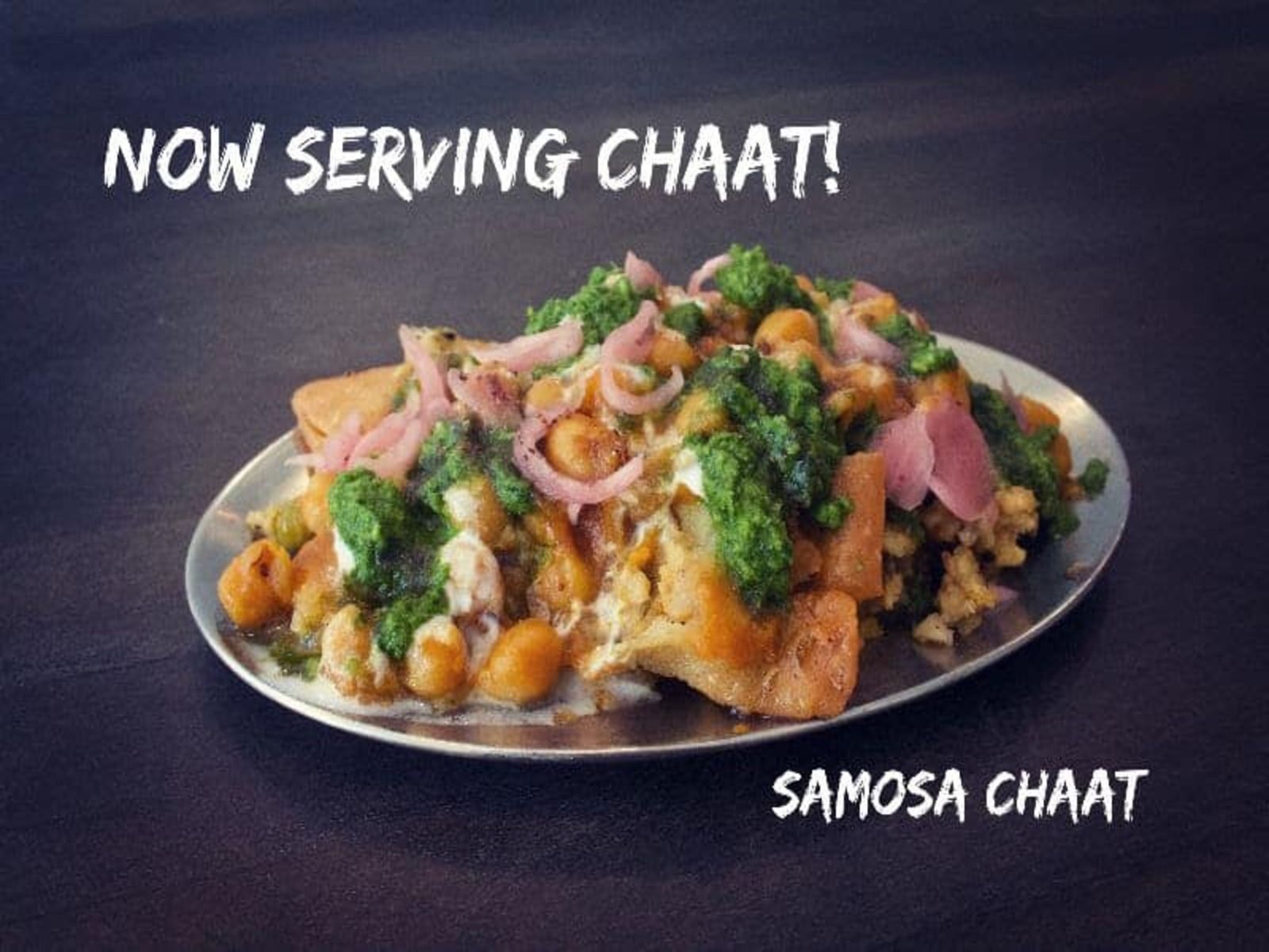 Samosa Chaat.