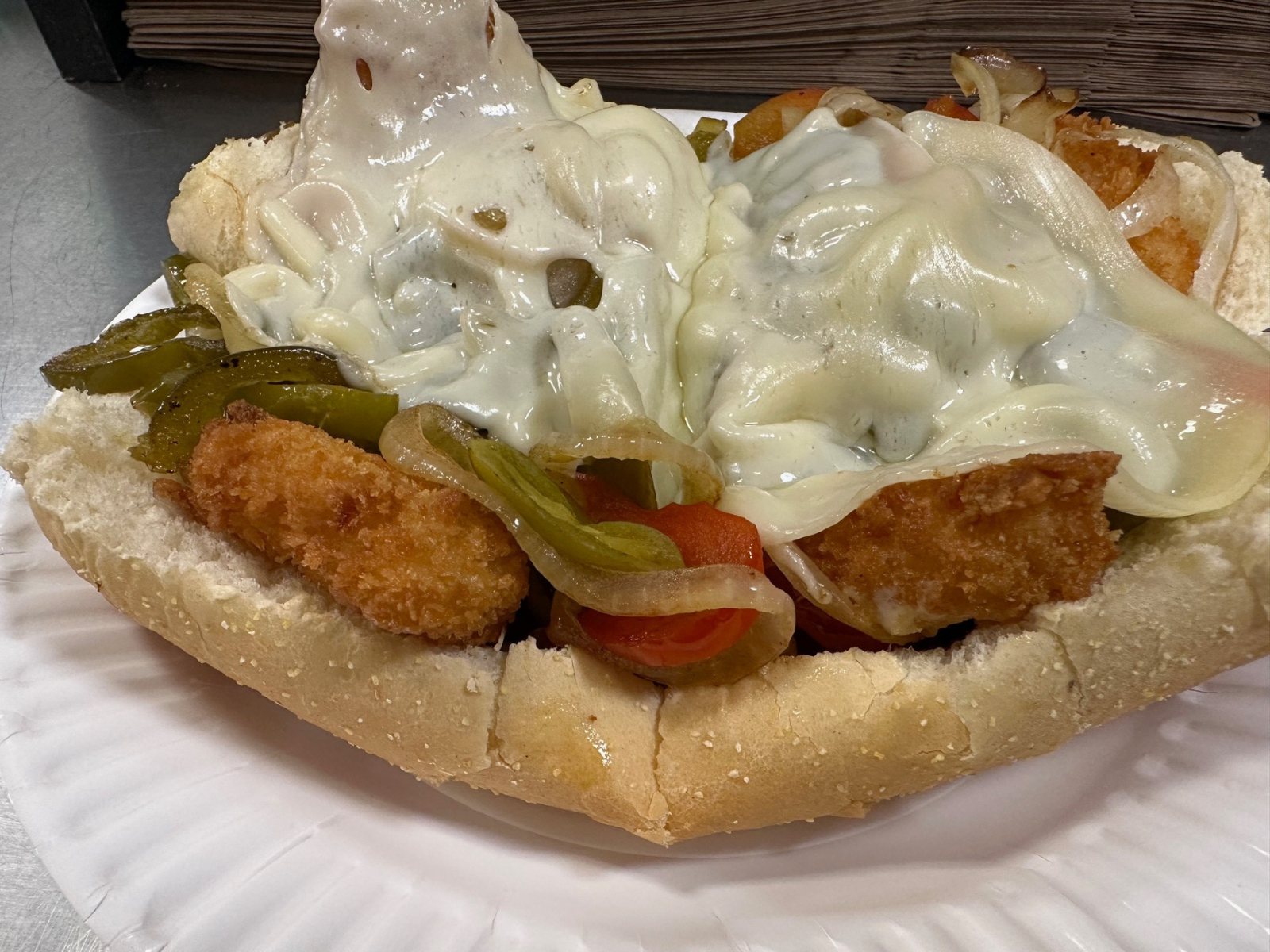 Fried Shrimp Sub.