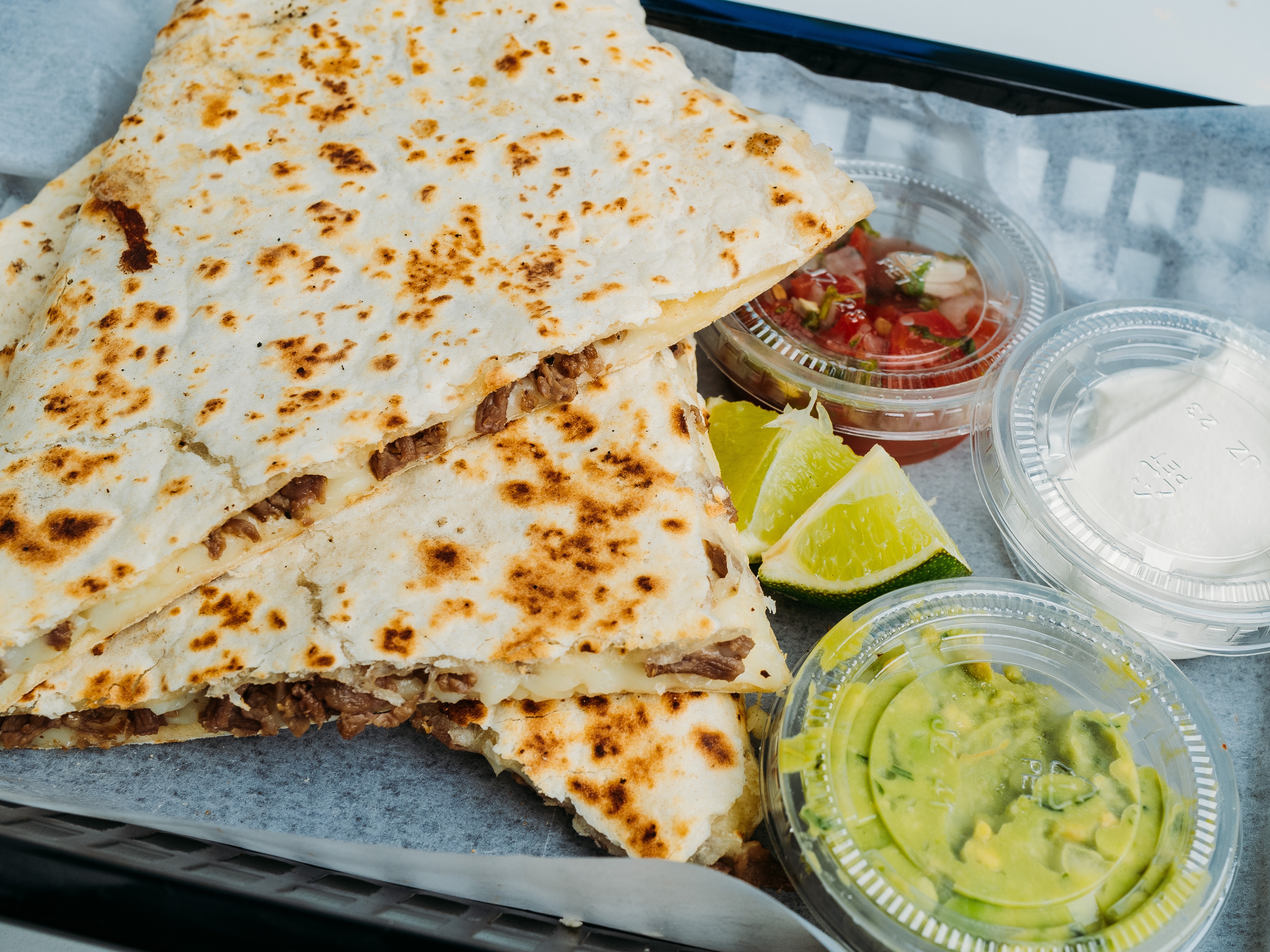 Al Pastor Quesadilla.