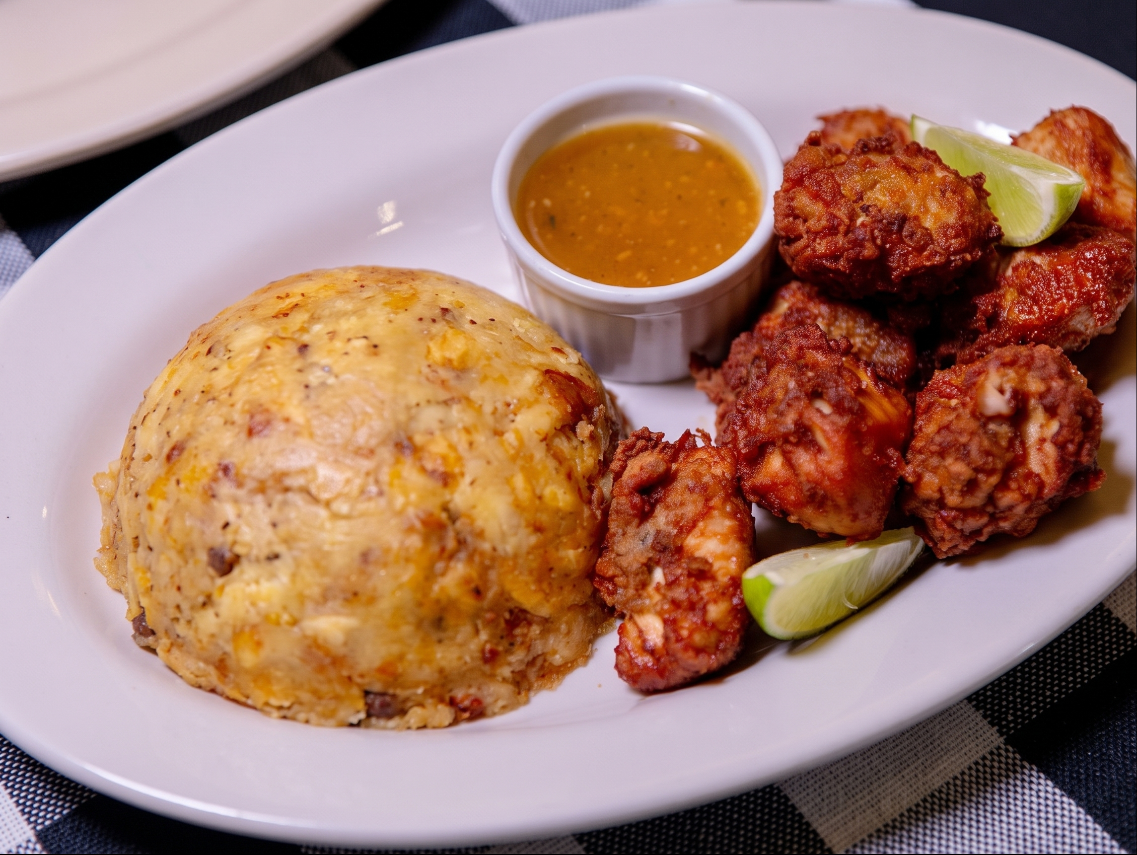 Chicharrones de Pollo Plato.