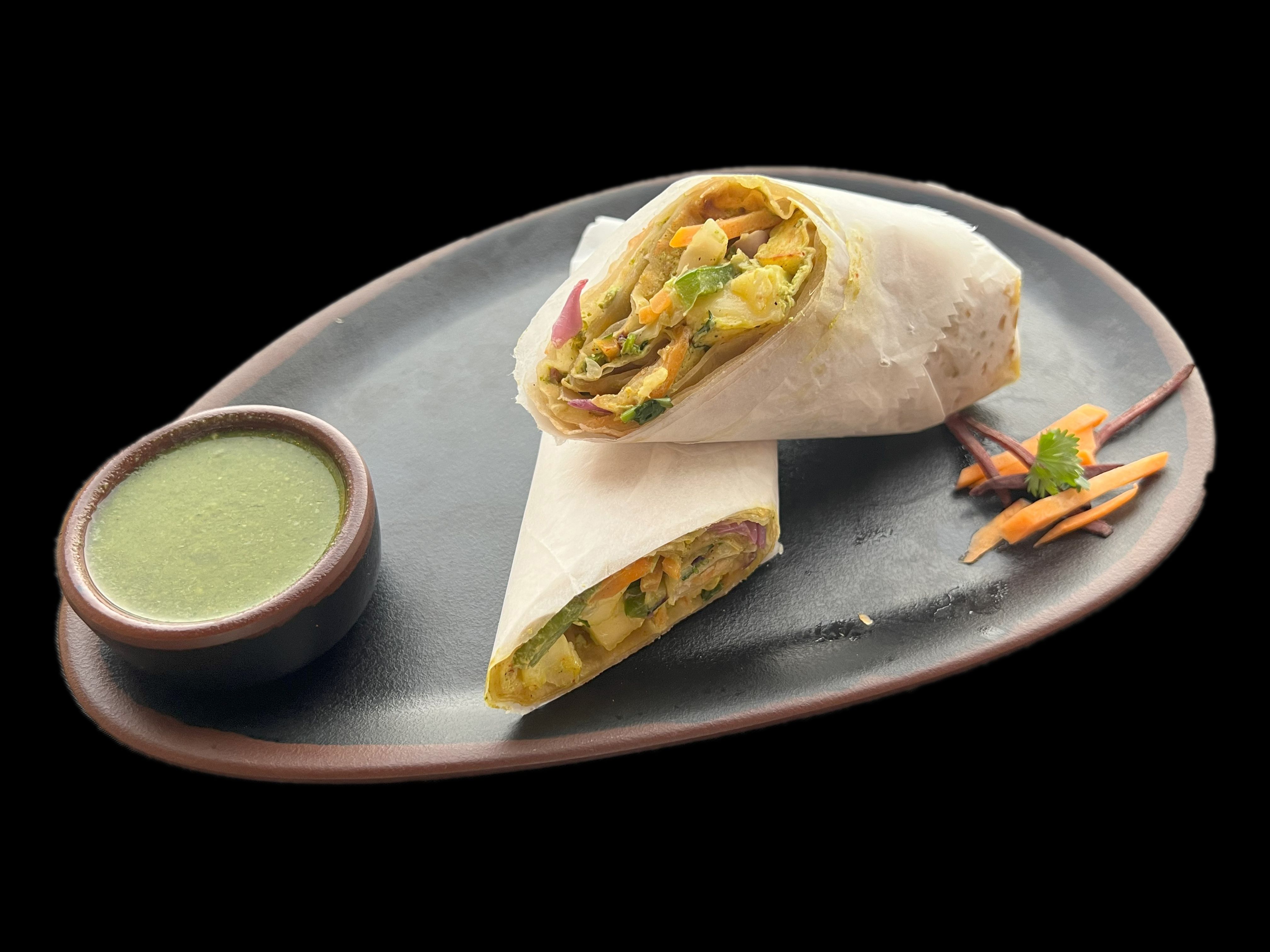 Paneer Kathi Roll.