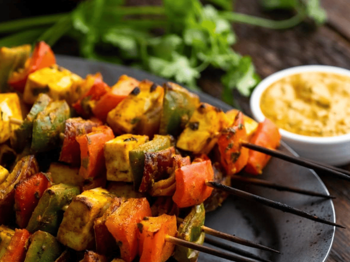 Paneer Tikka Kebab.