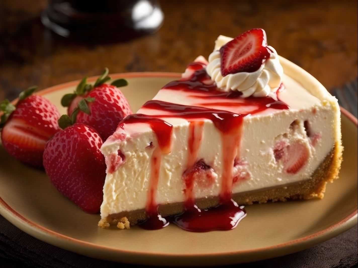 Strawberry Cheesecake.