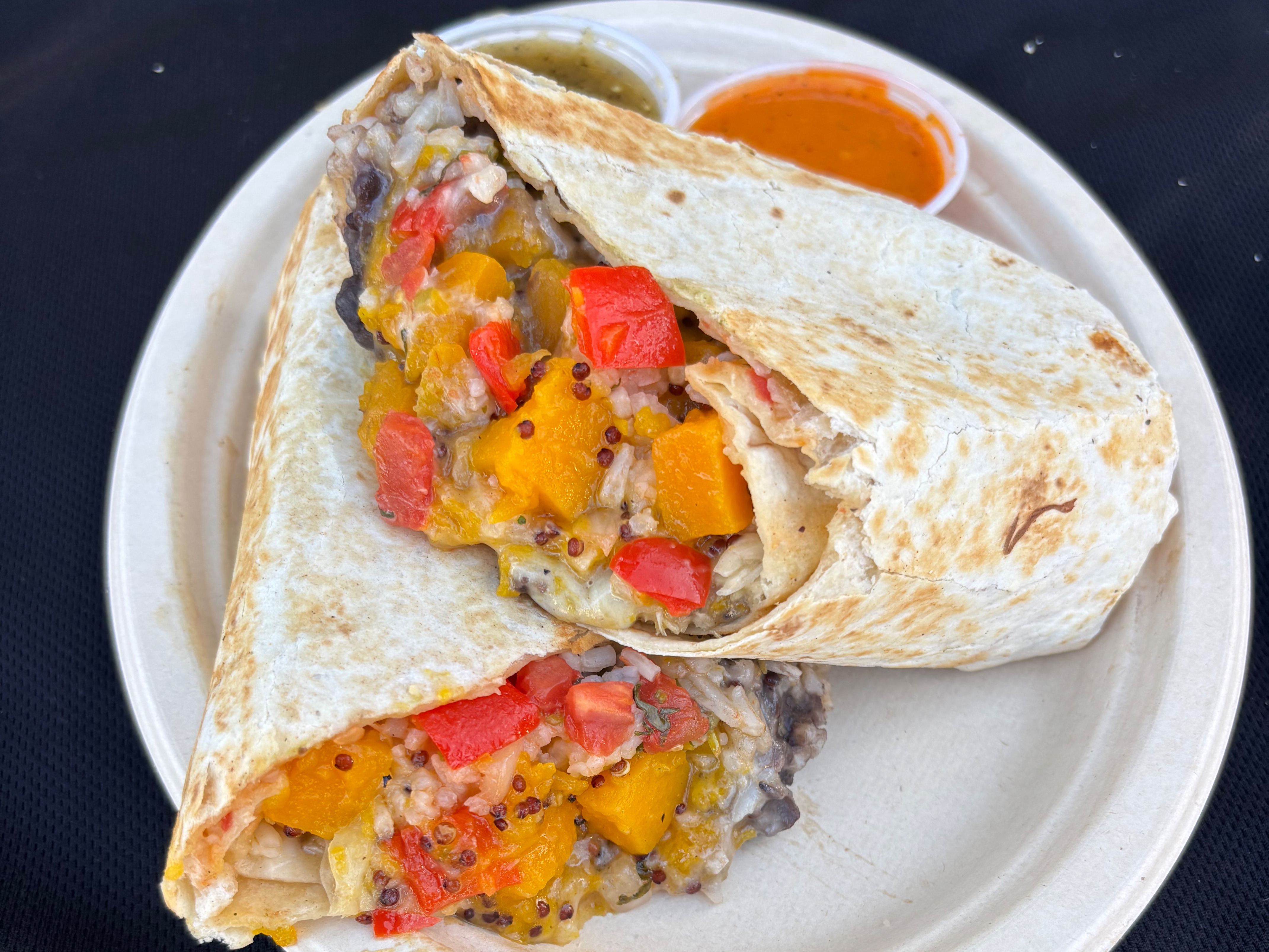 Butternut Squash Burrito.