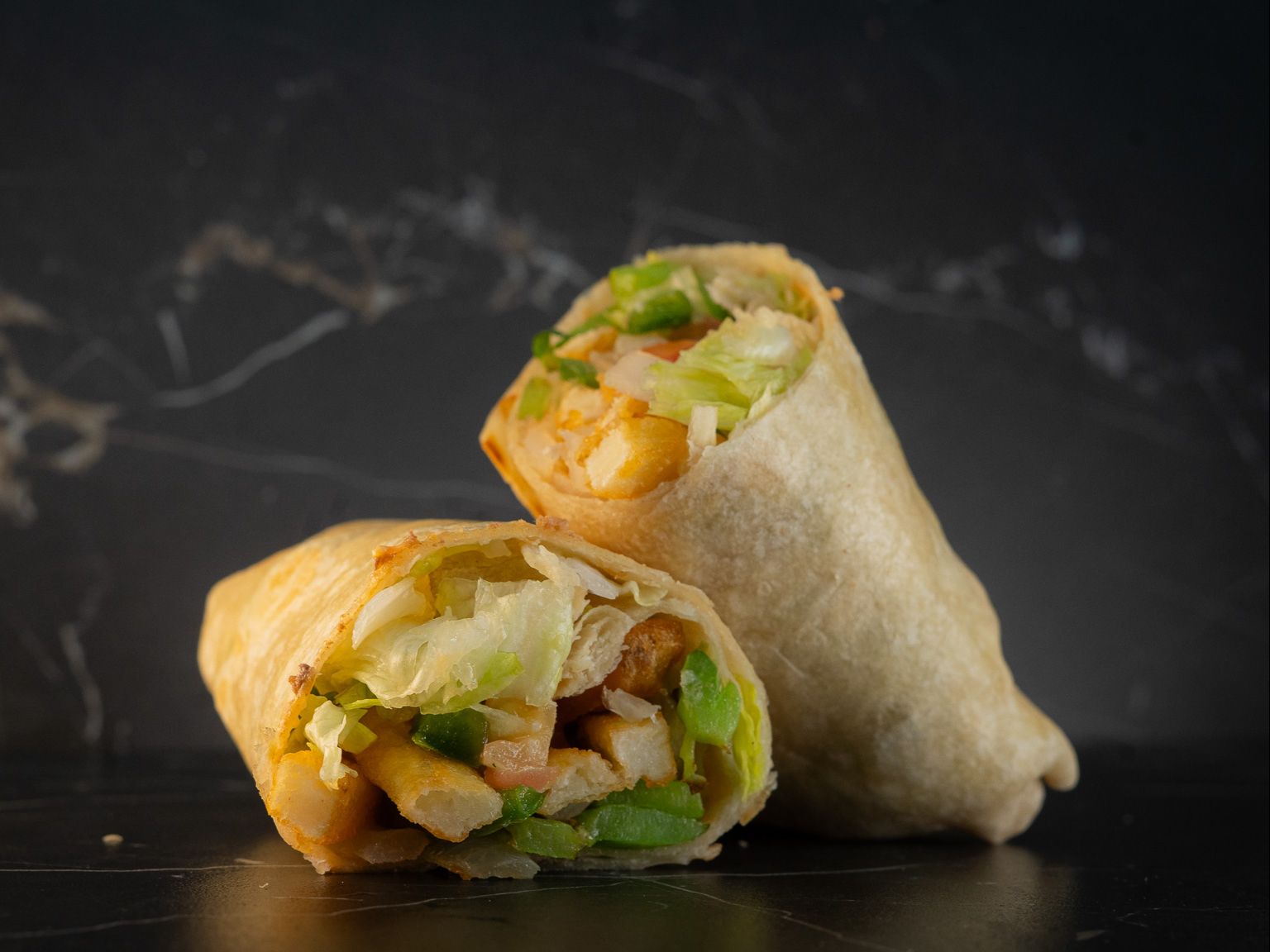 Solo Veggie Burrito.