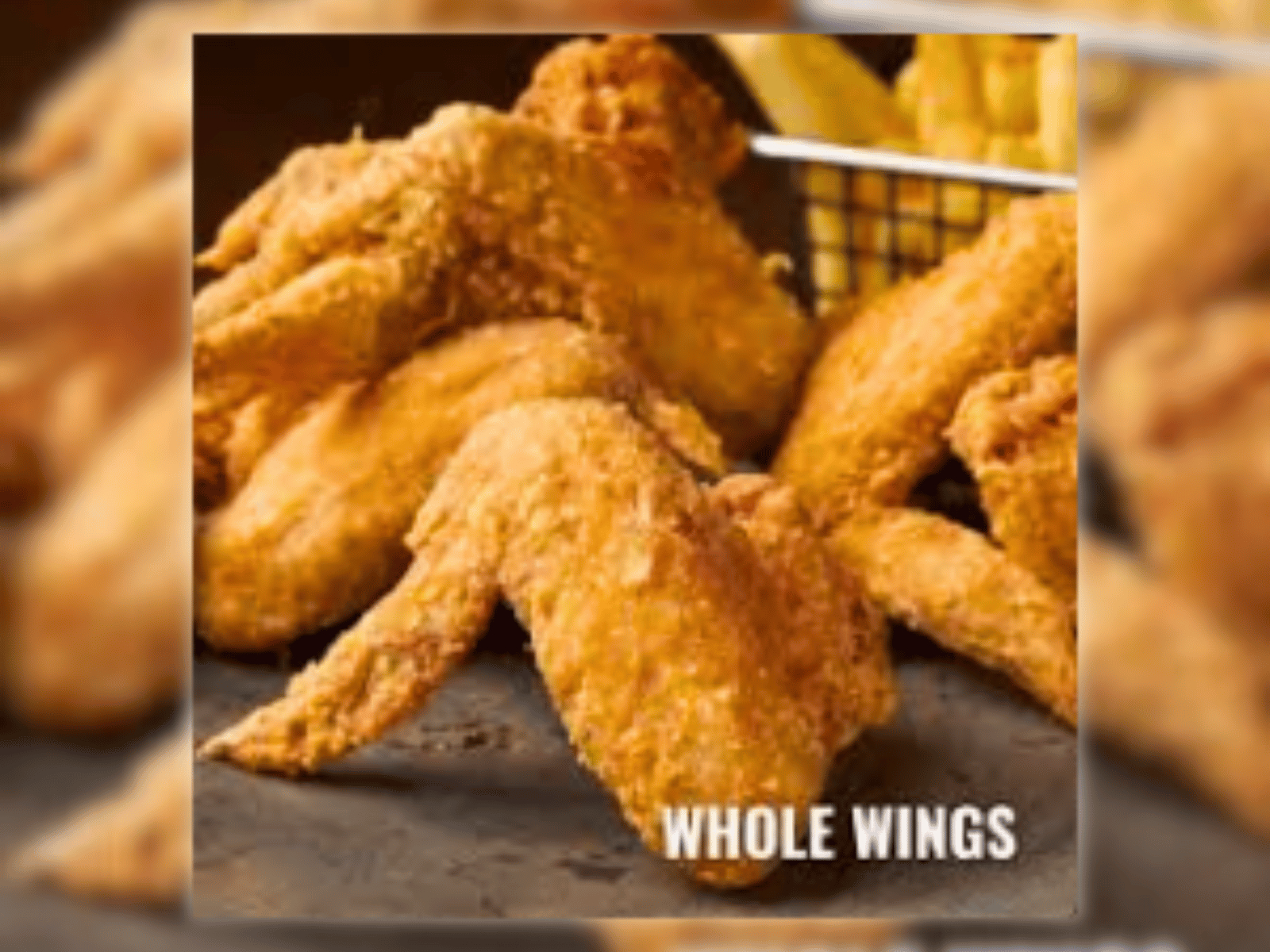 10pc Whole Wings Meal.