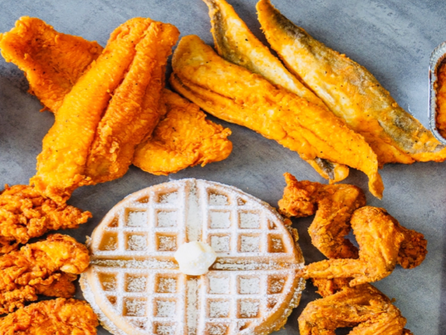 5 Catfish & 1 Waffle.