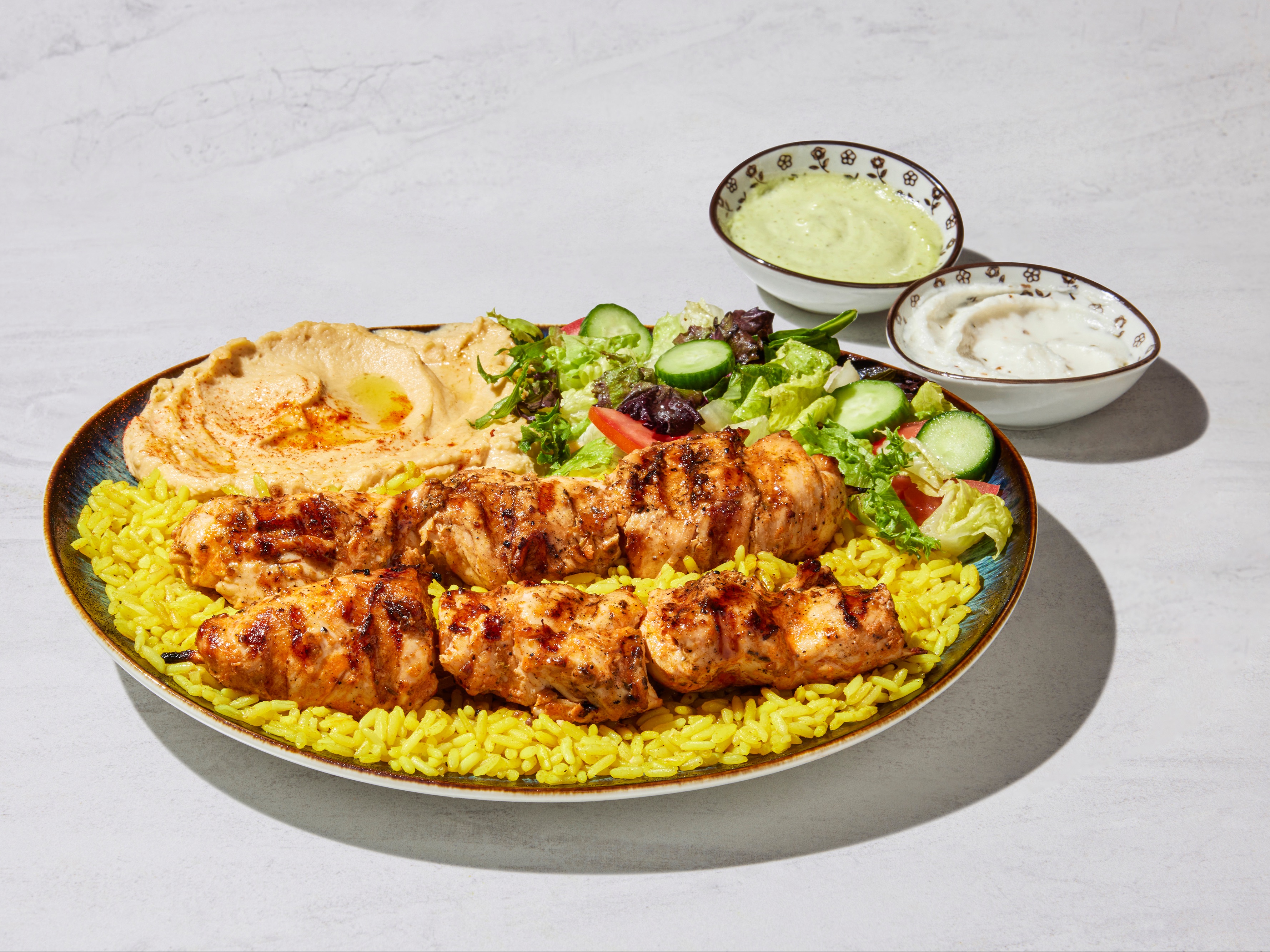 #3 Chicken Kabab Plate.