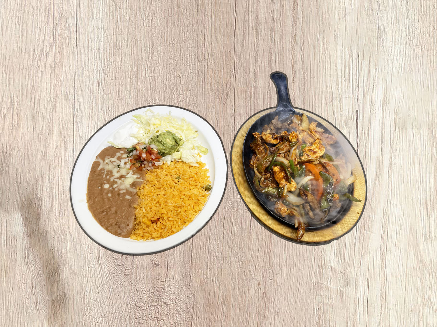 Beef, Chicken or Mixed Fajitas