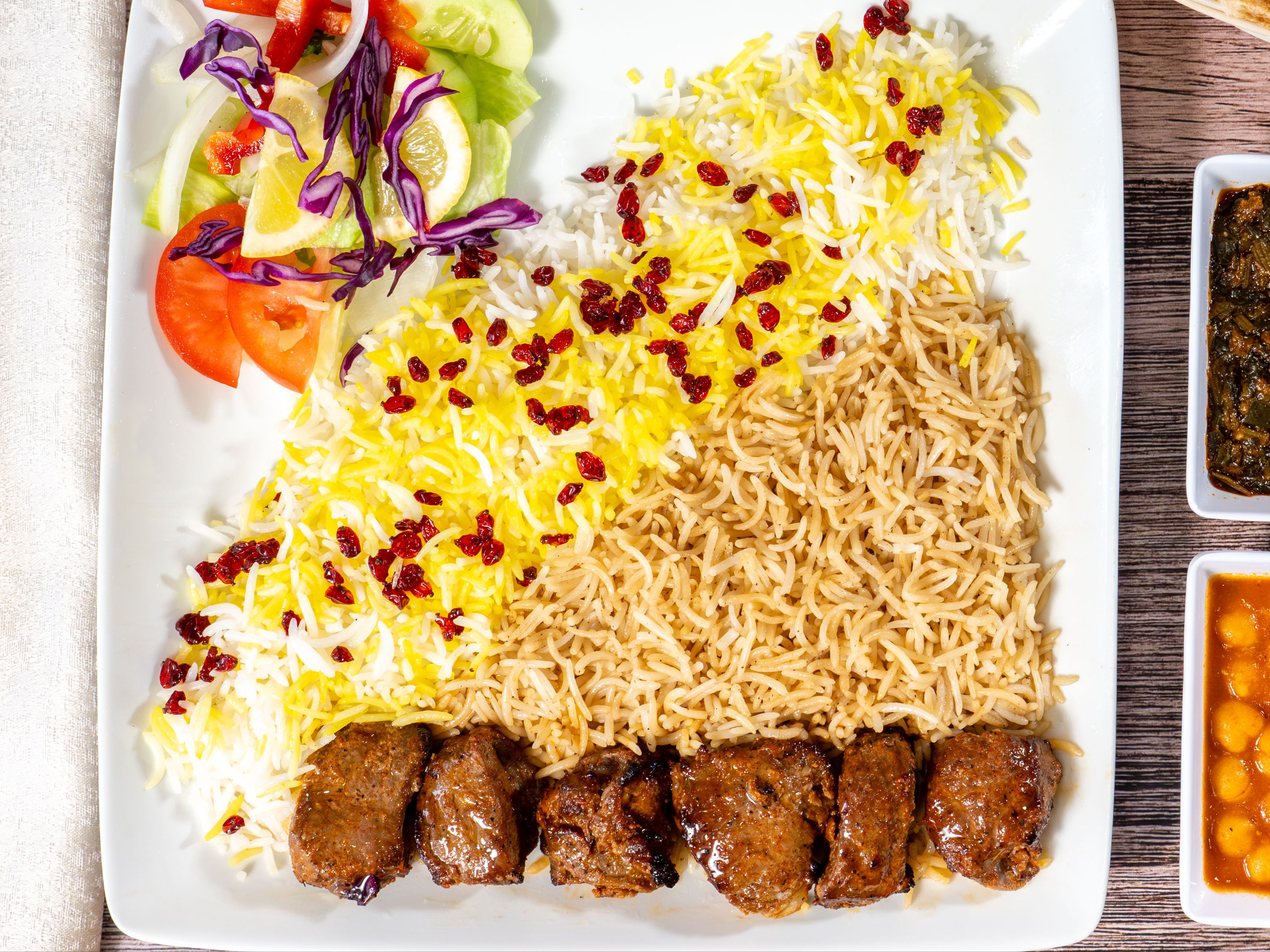 Lamb Tika Platter.