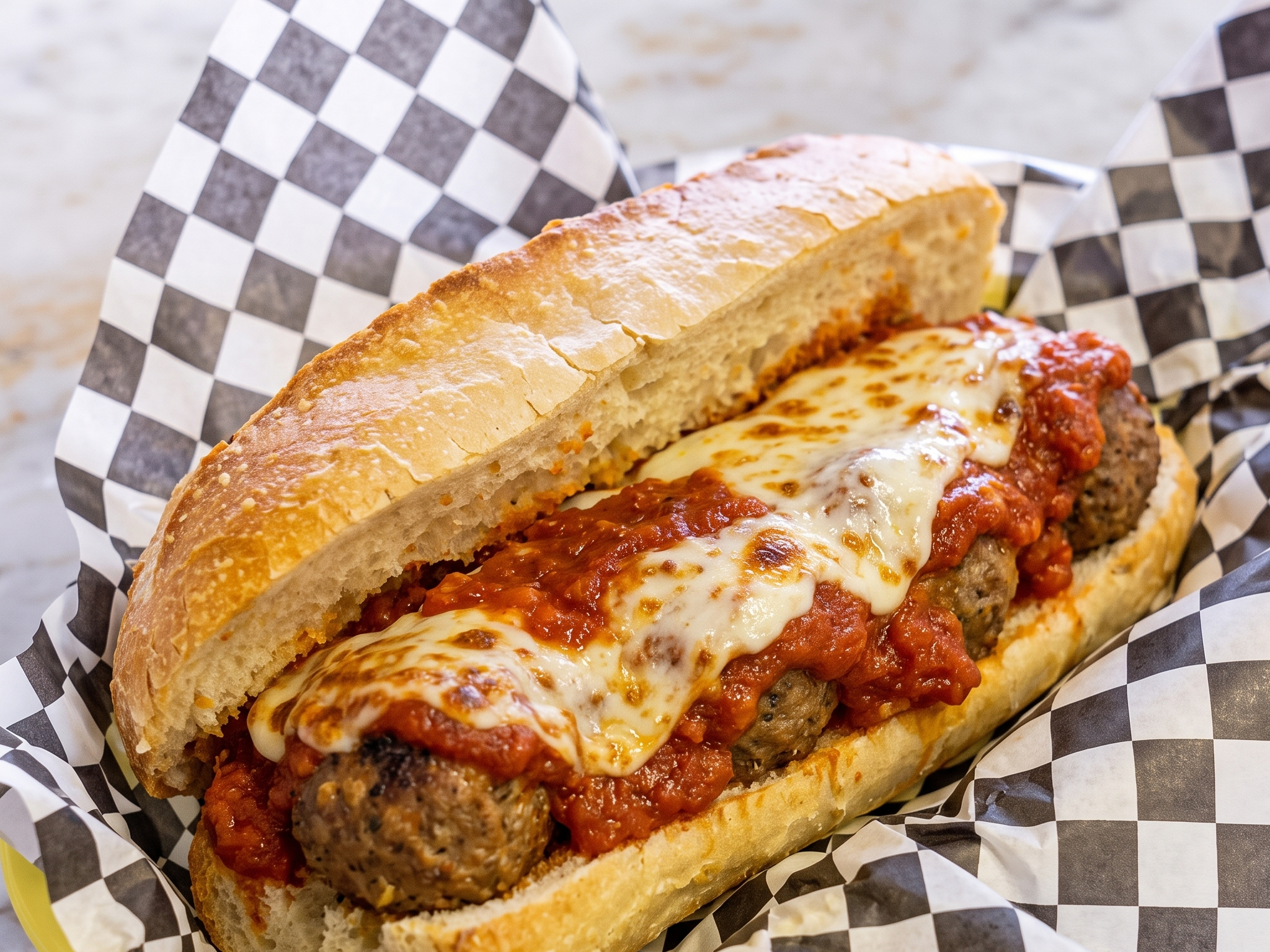 Eggplant Parmigiana Sub.