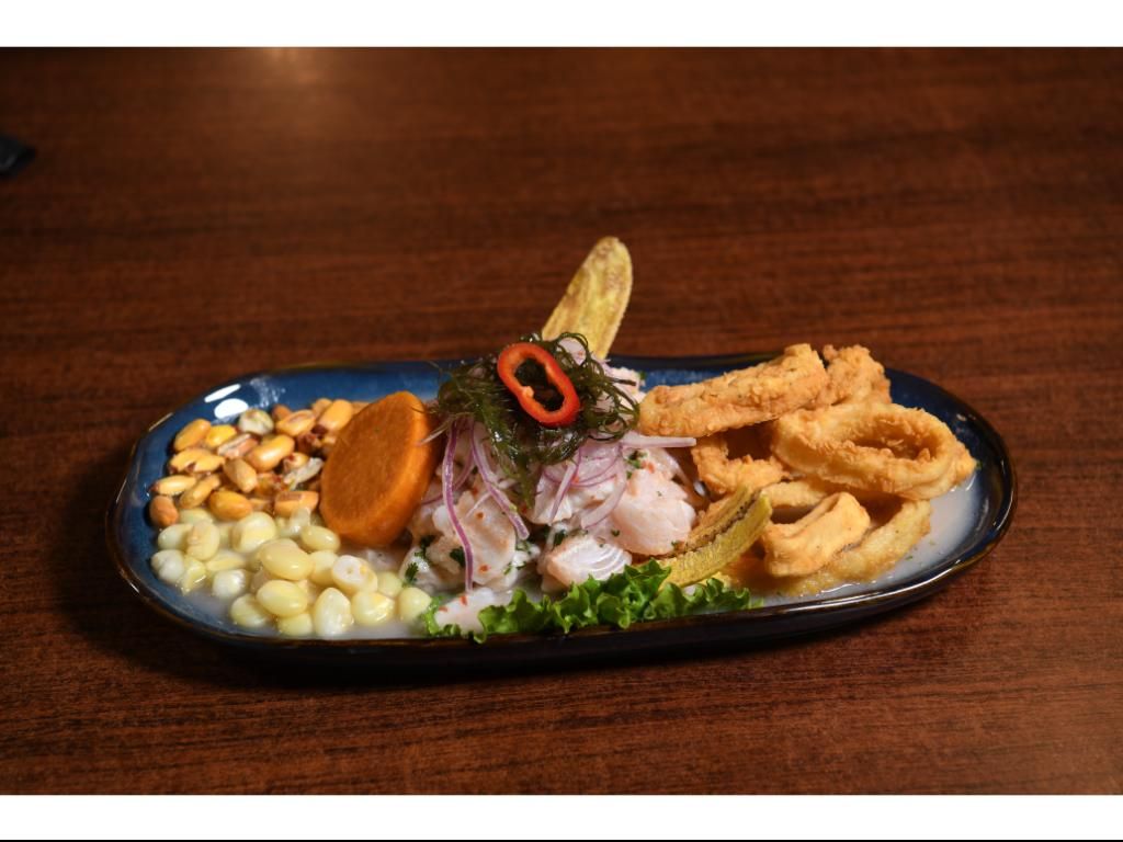 Ceviche con Calamares.