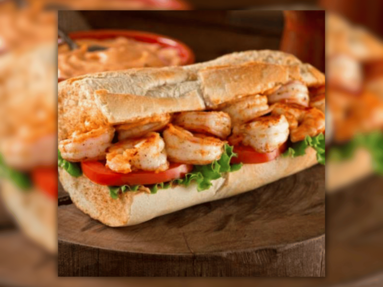 Po' Boy Shrimp Sandwich