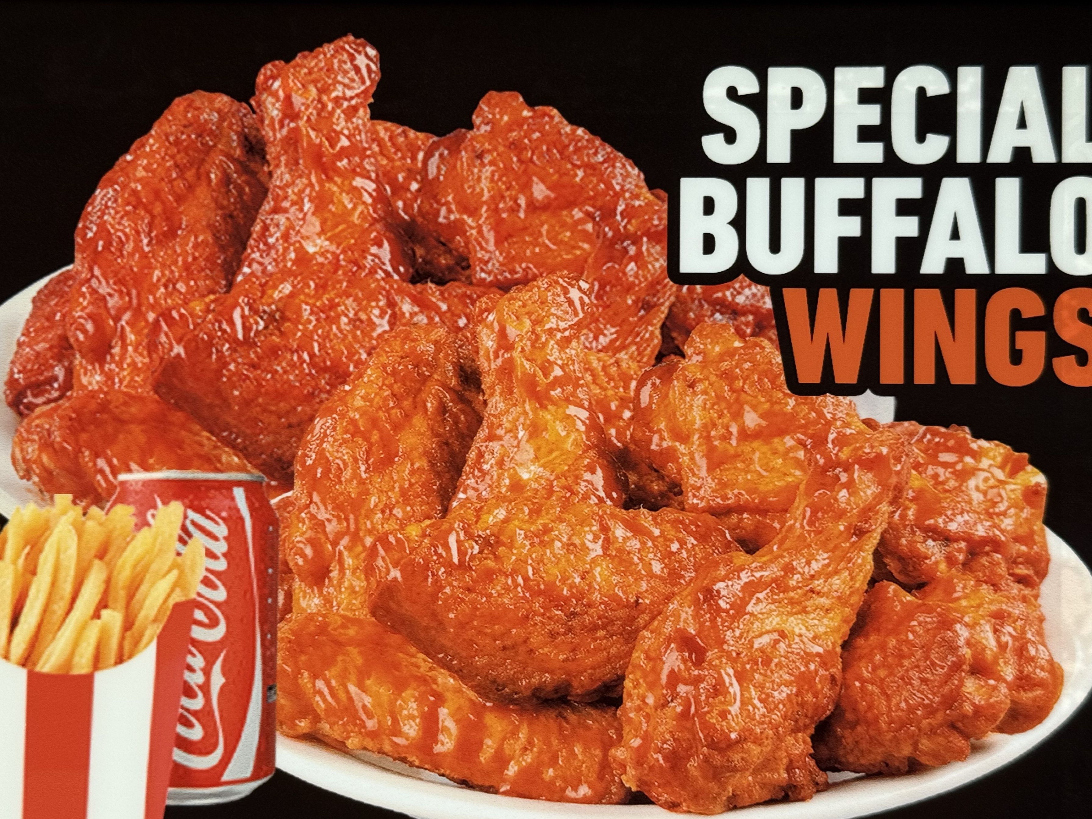 21PCS Special Buffalo Wings Any Flavor.