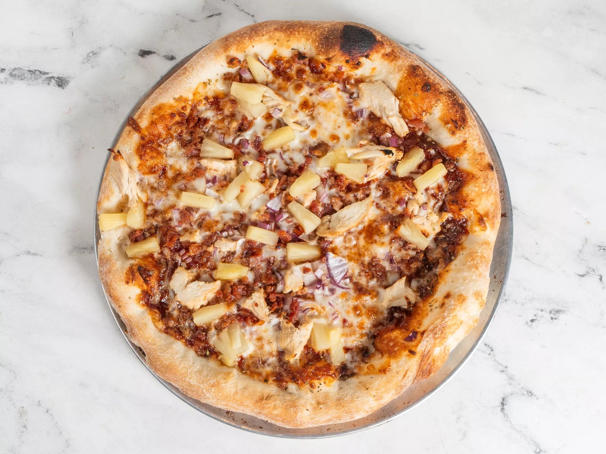 Ridonkulous BBQ Pizza.