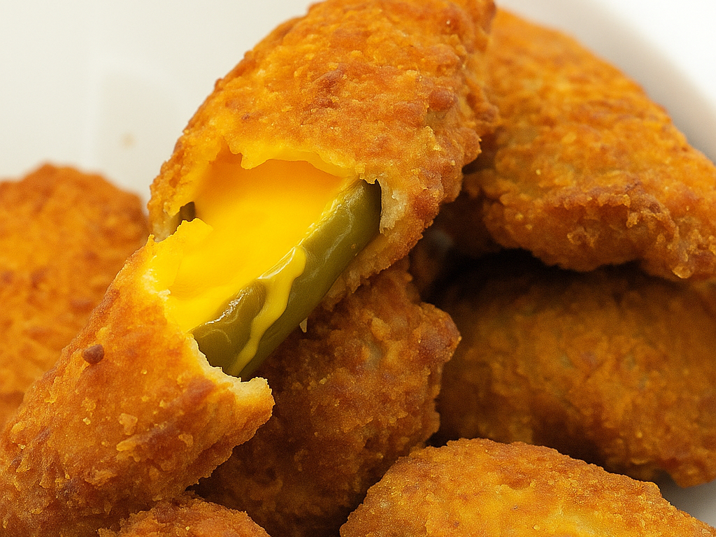 JALAPEÑO CHEESE POPPERS.