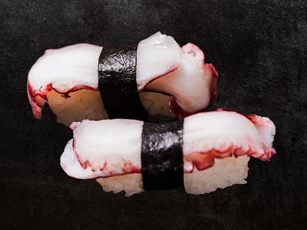 Tako - Octopus Nigiri.
