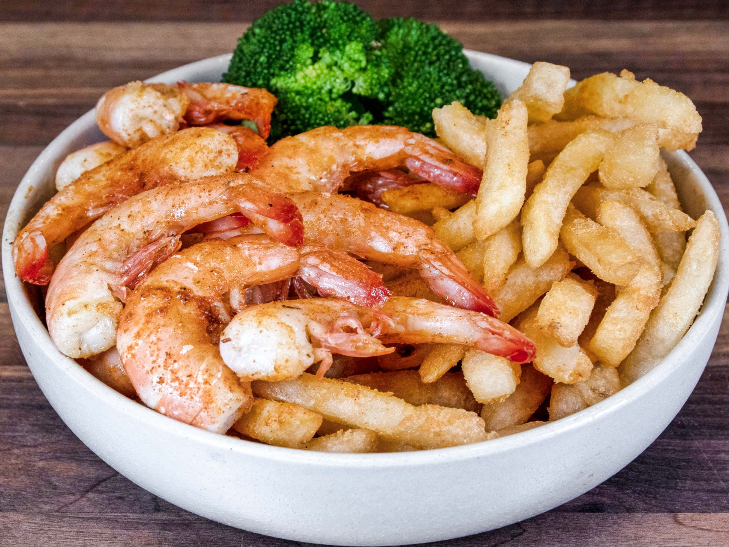 Steamed Shrimp Platter