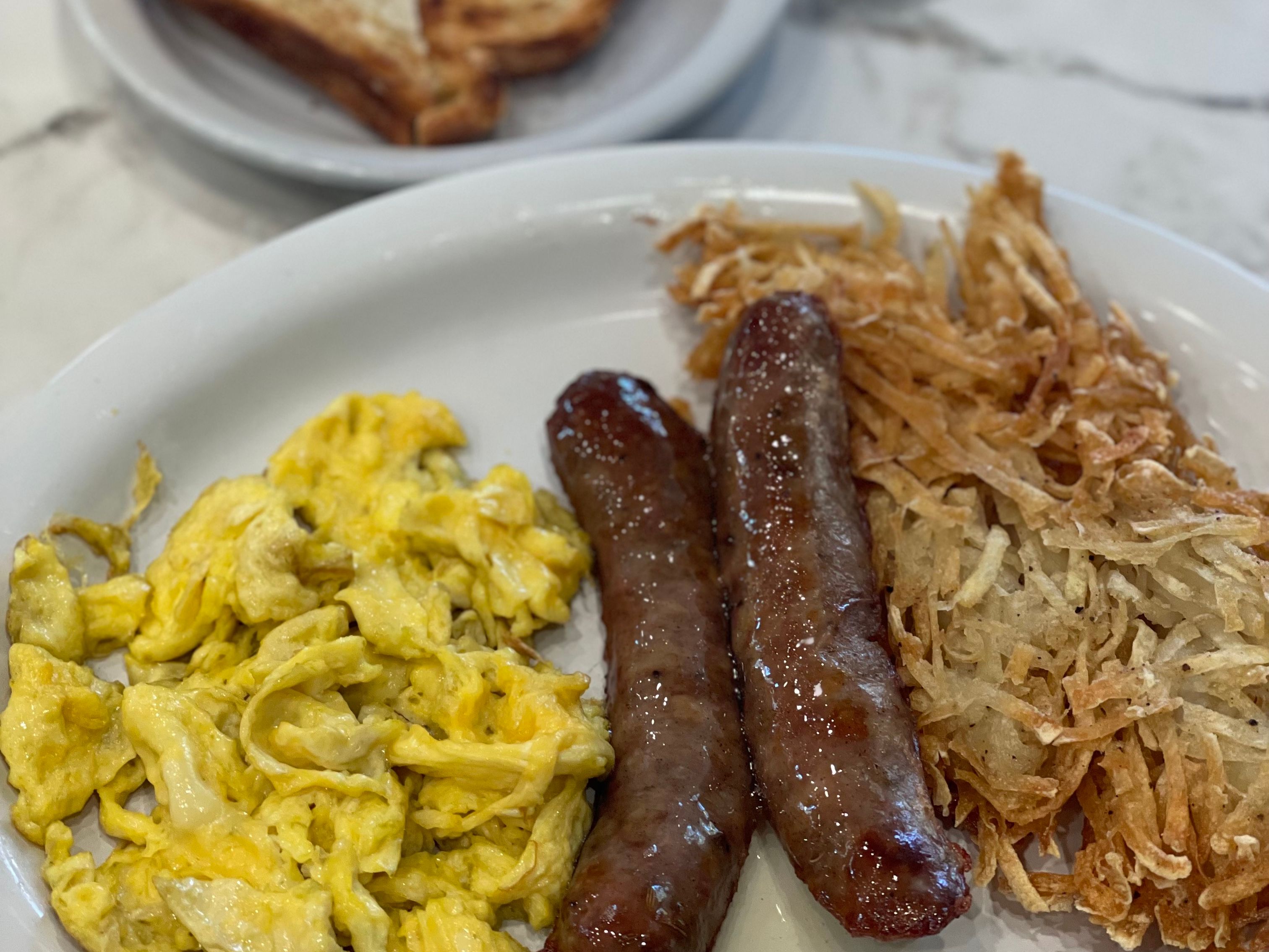 2 Egg W/ Italian Sausage.