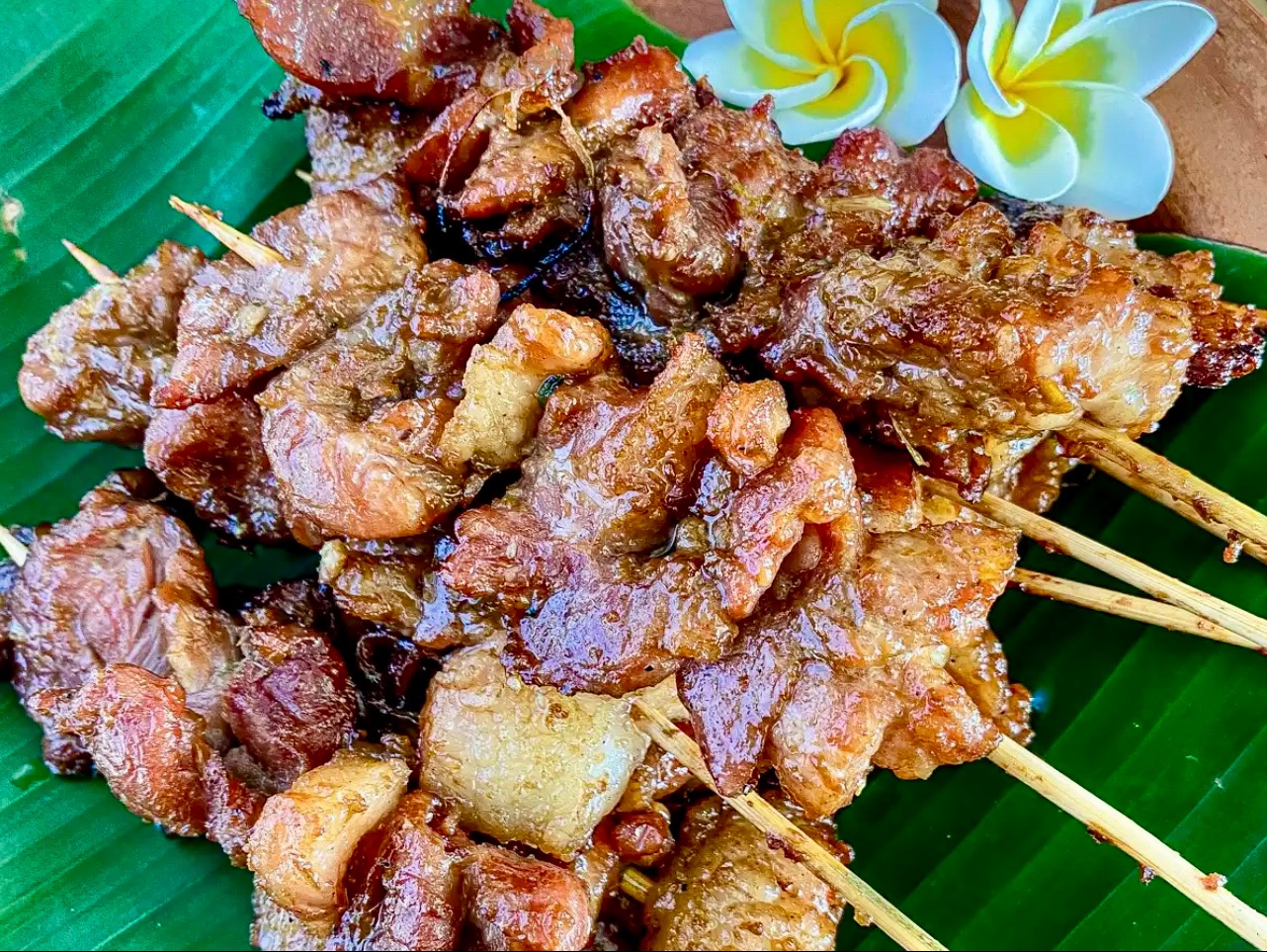 BBQ Pork Skewers / Moo Ping (3 Sticks).