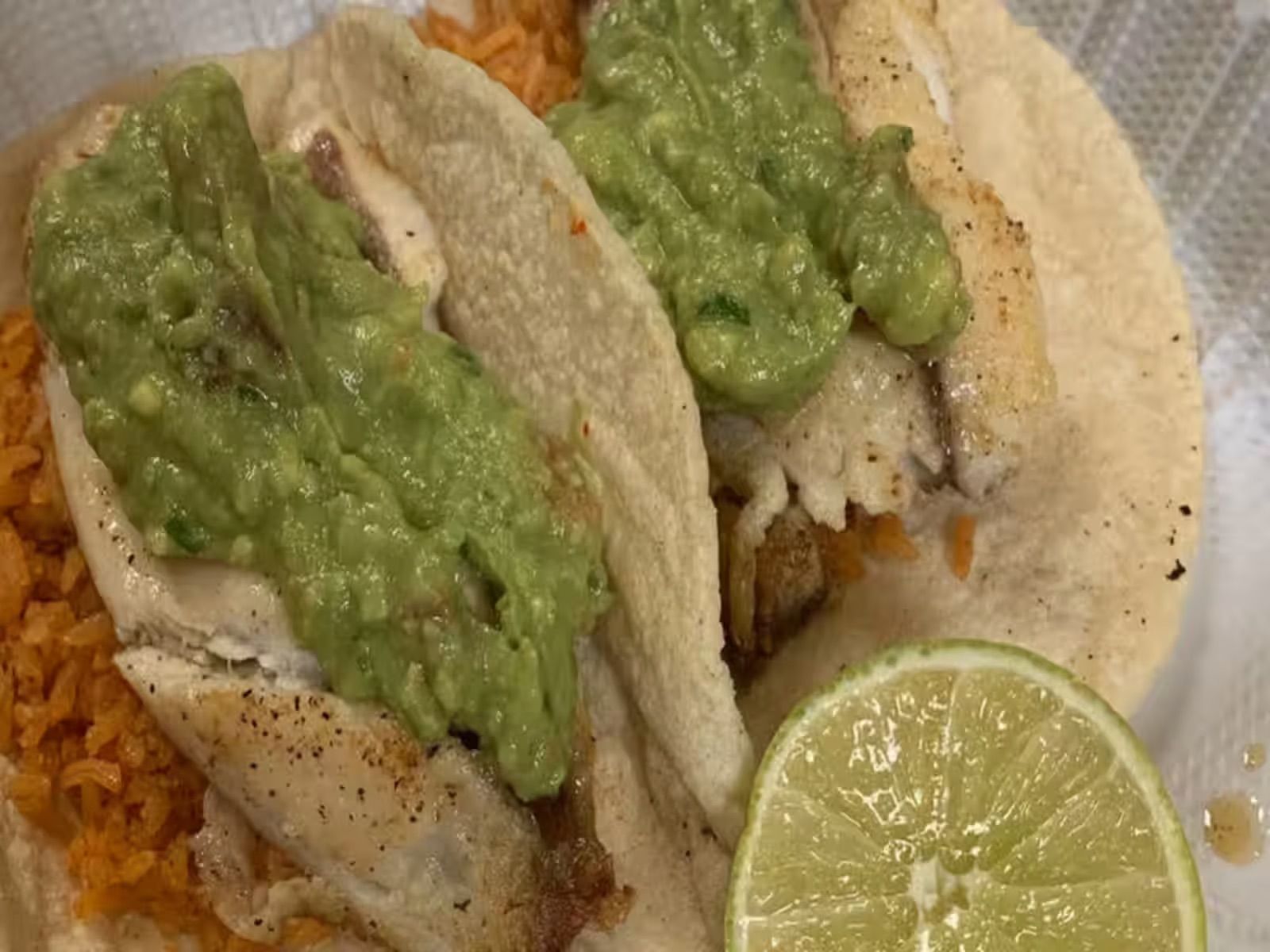 Tilapia Tacos (2)- Platter