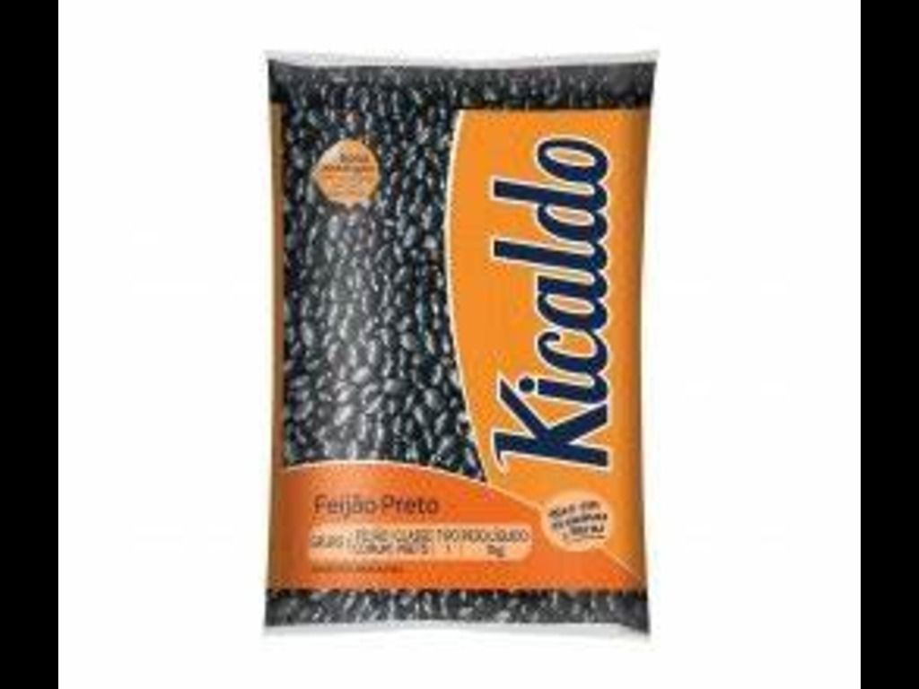Feijao Preto Kicaldo 1kg.
