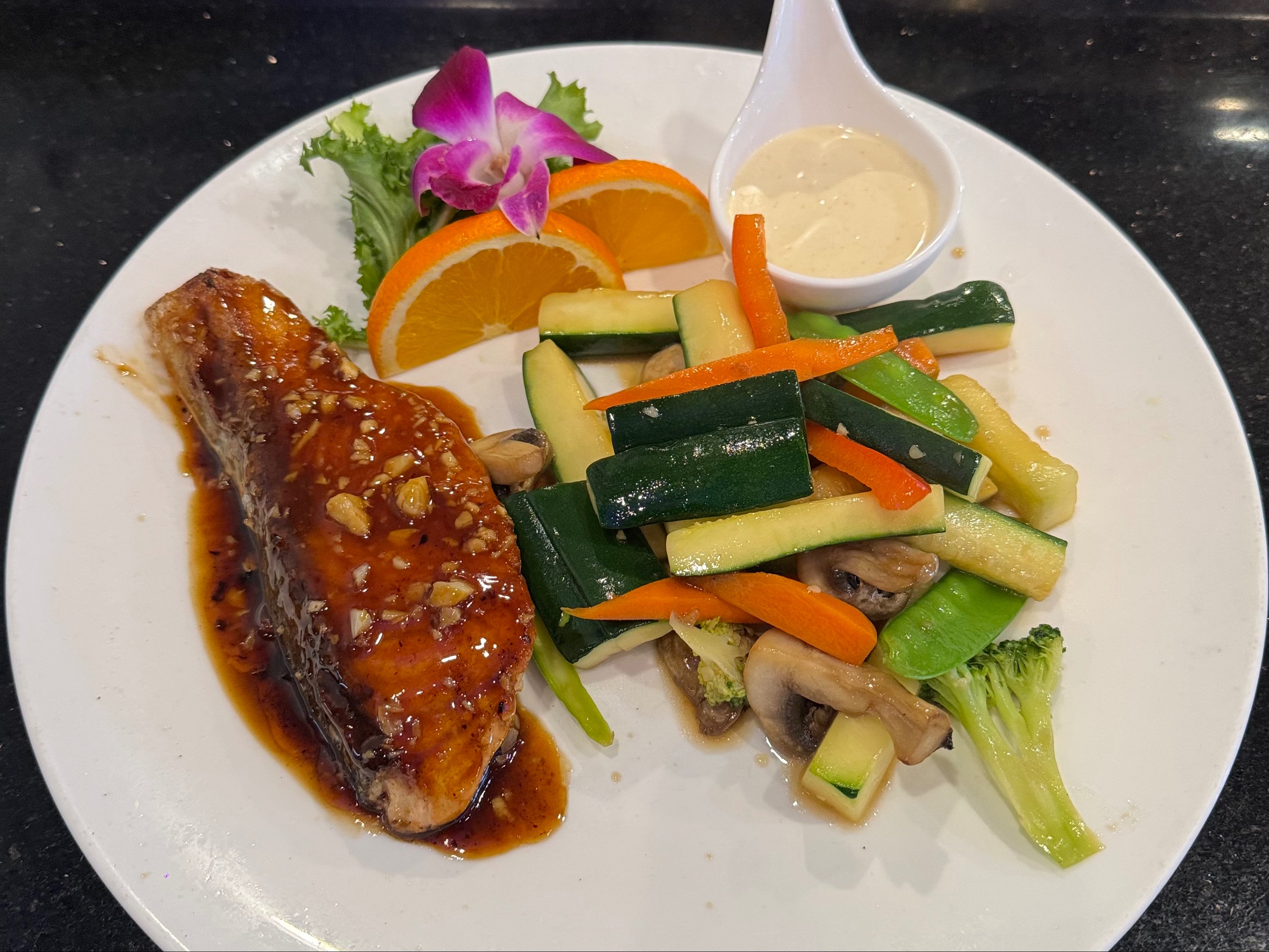 Hibachi Lunch Salmon.