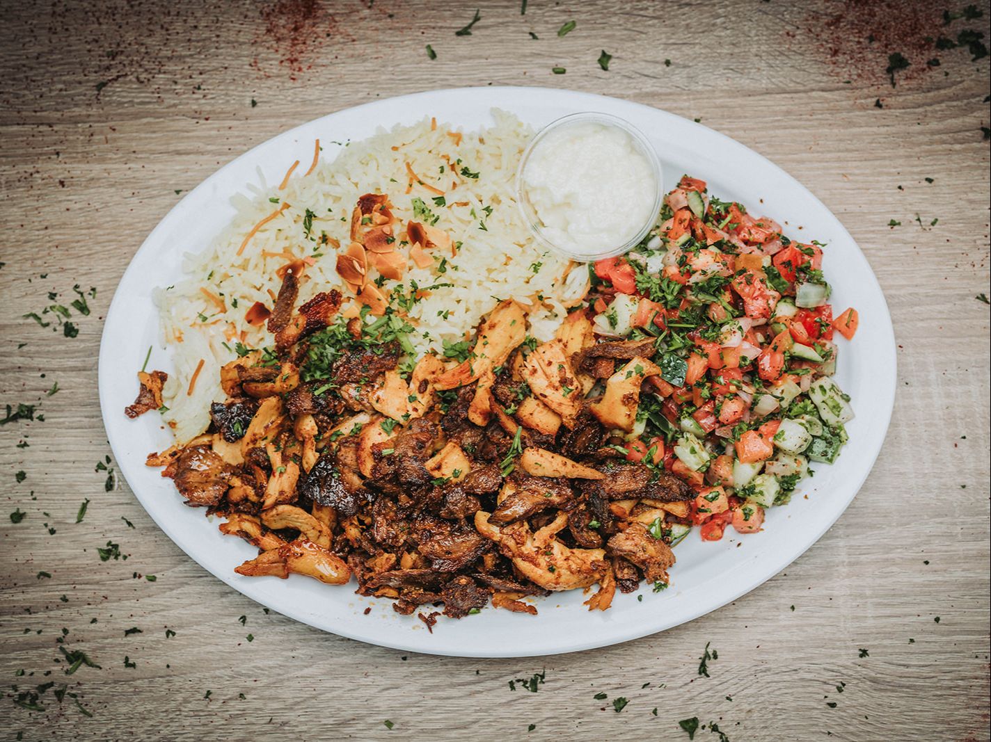 Mix Shawarma Platter.