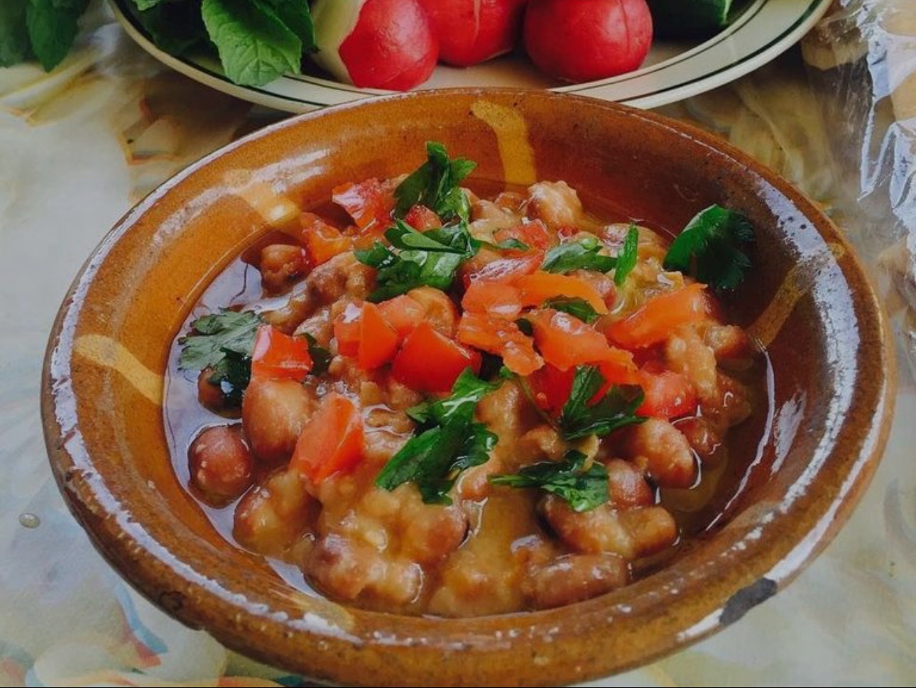 Sauteed Foul Mudammas Vegan App.